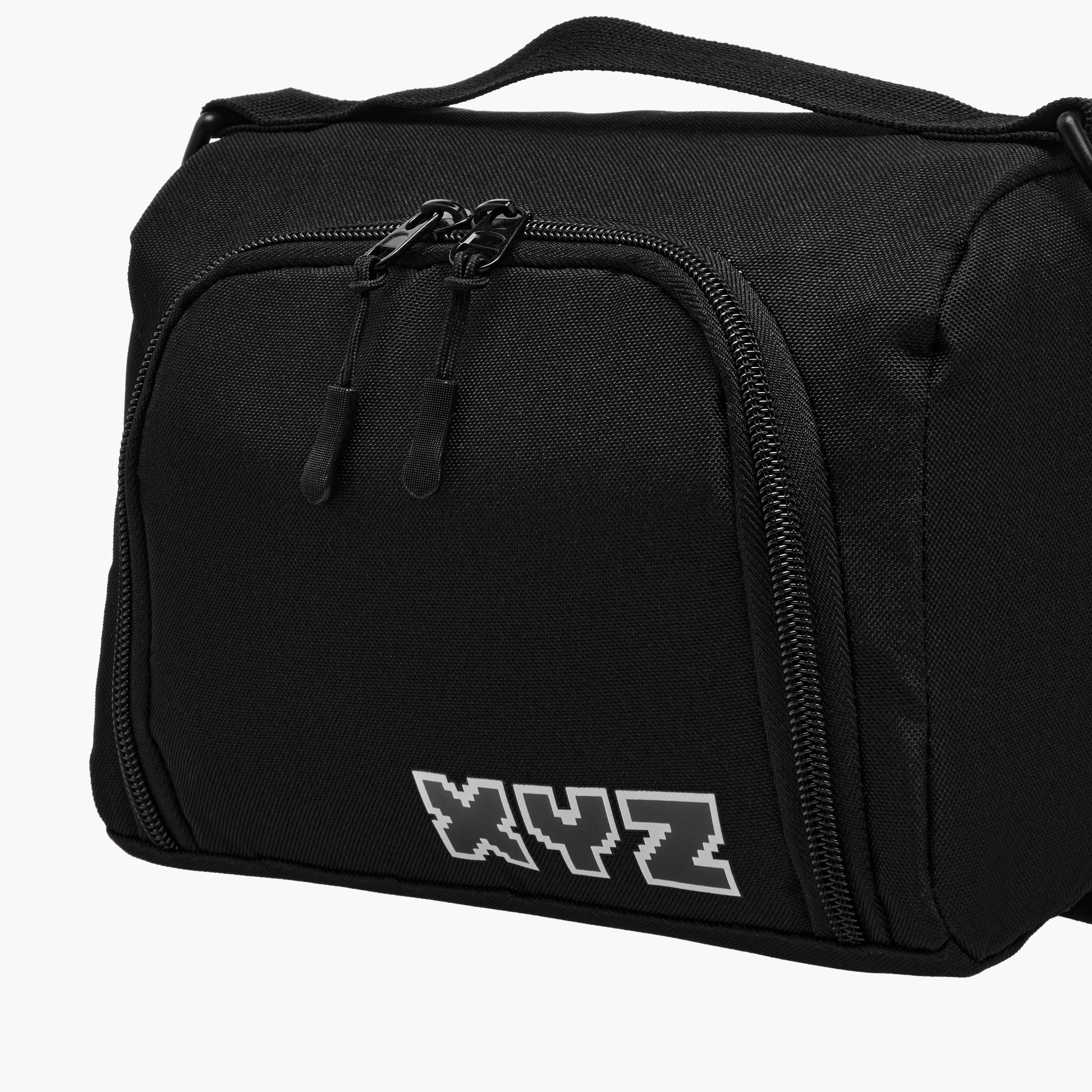 XYZ Logo Print Lunch Bag with Zip Closure-school-lunchessentials-lunchbags-image-4