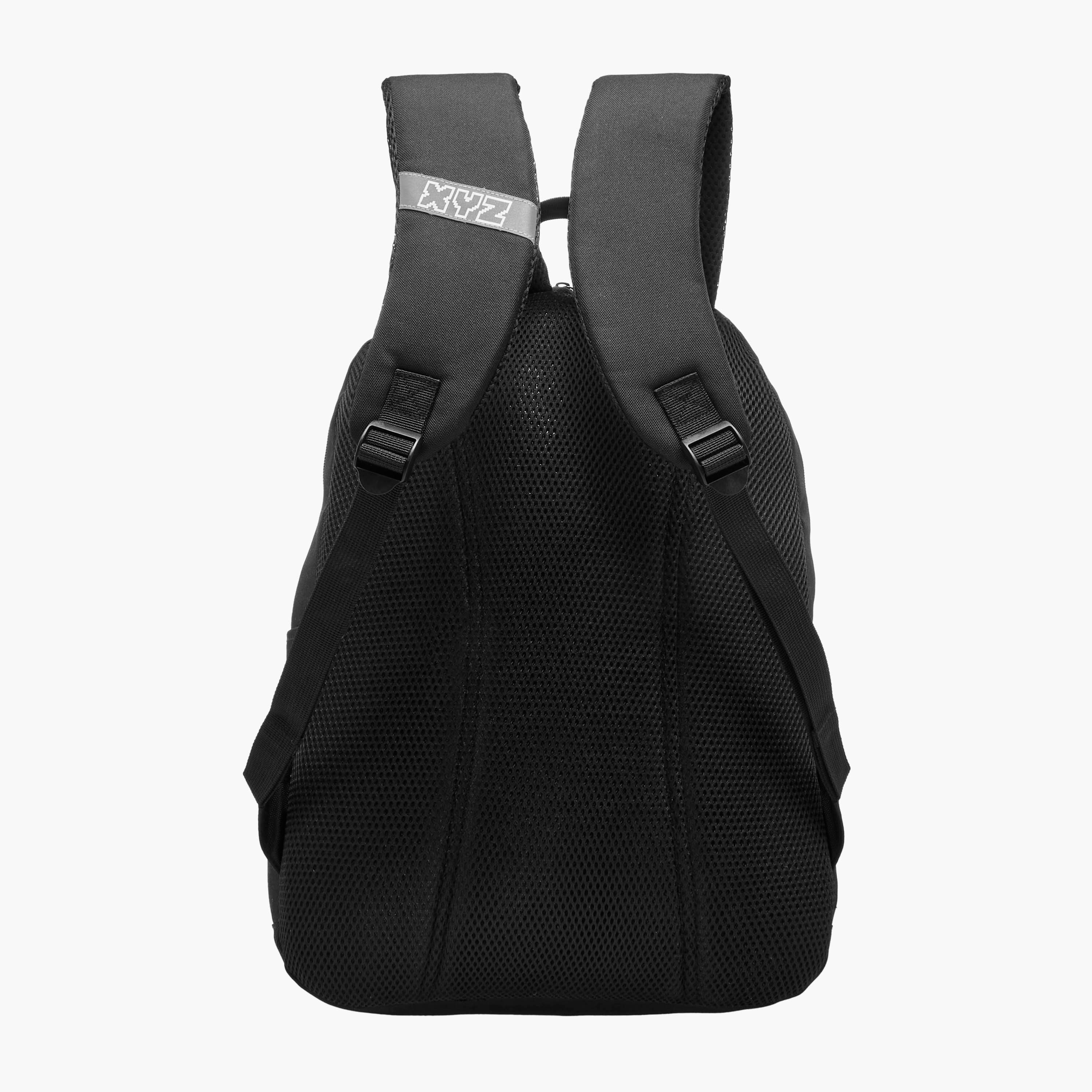 XYZ Logo Print Backpack with Adjustable Straps and Zip Closure - 18 inches-school-bagsandbackpacks-backpacks-image-6