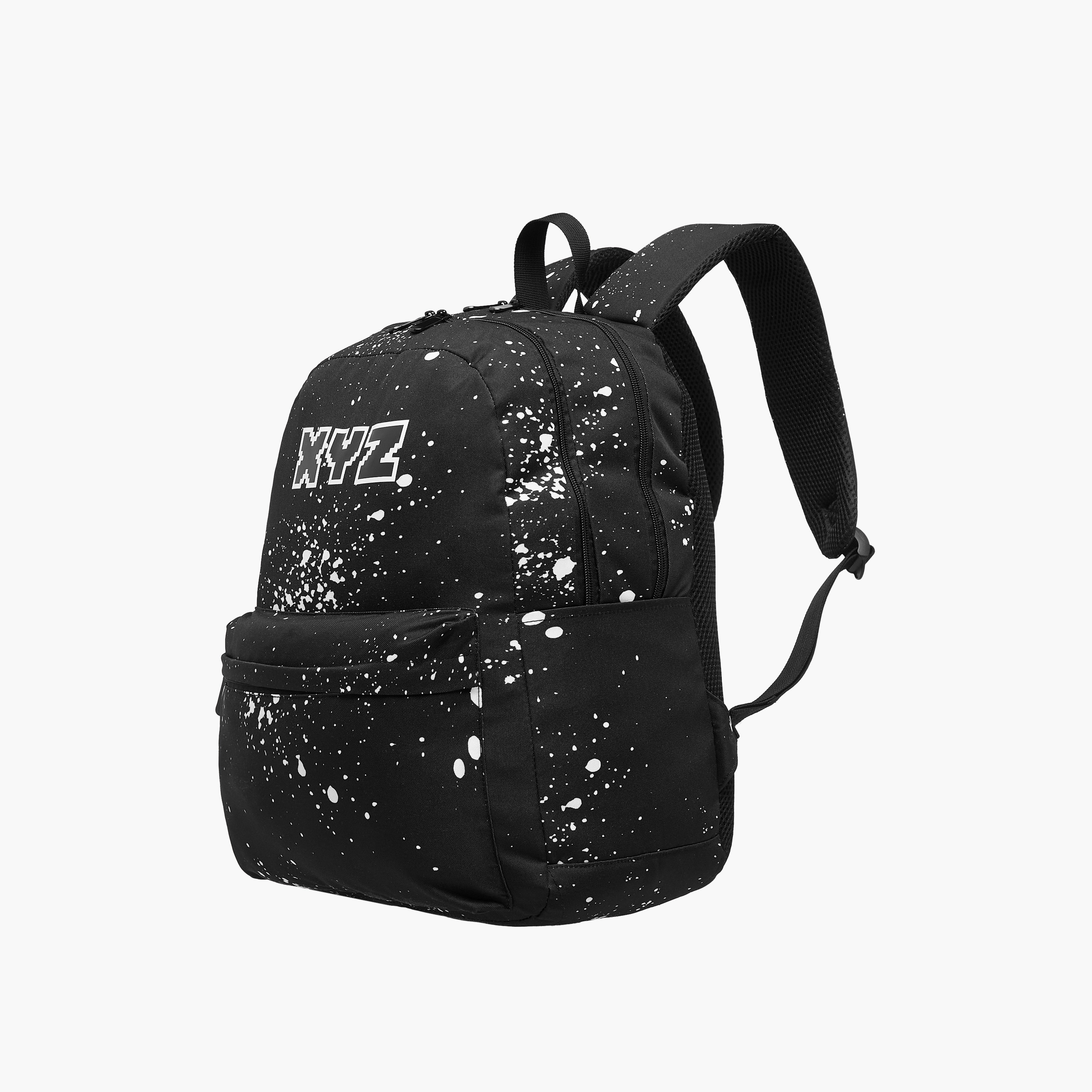 XYZ Printed Backpack with Adjustable Straps and Zip Closure - 18 inches-school-bagsandbackpacks-backpacks-image-4