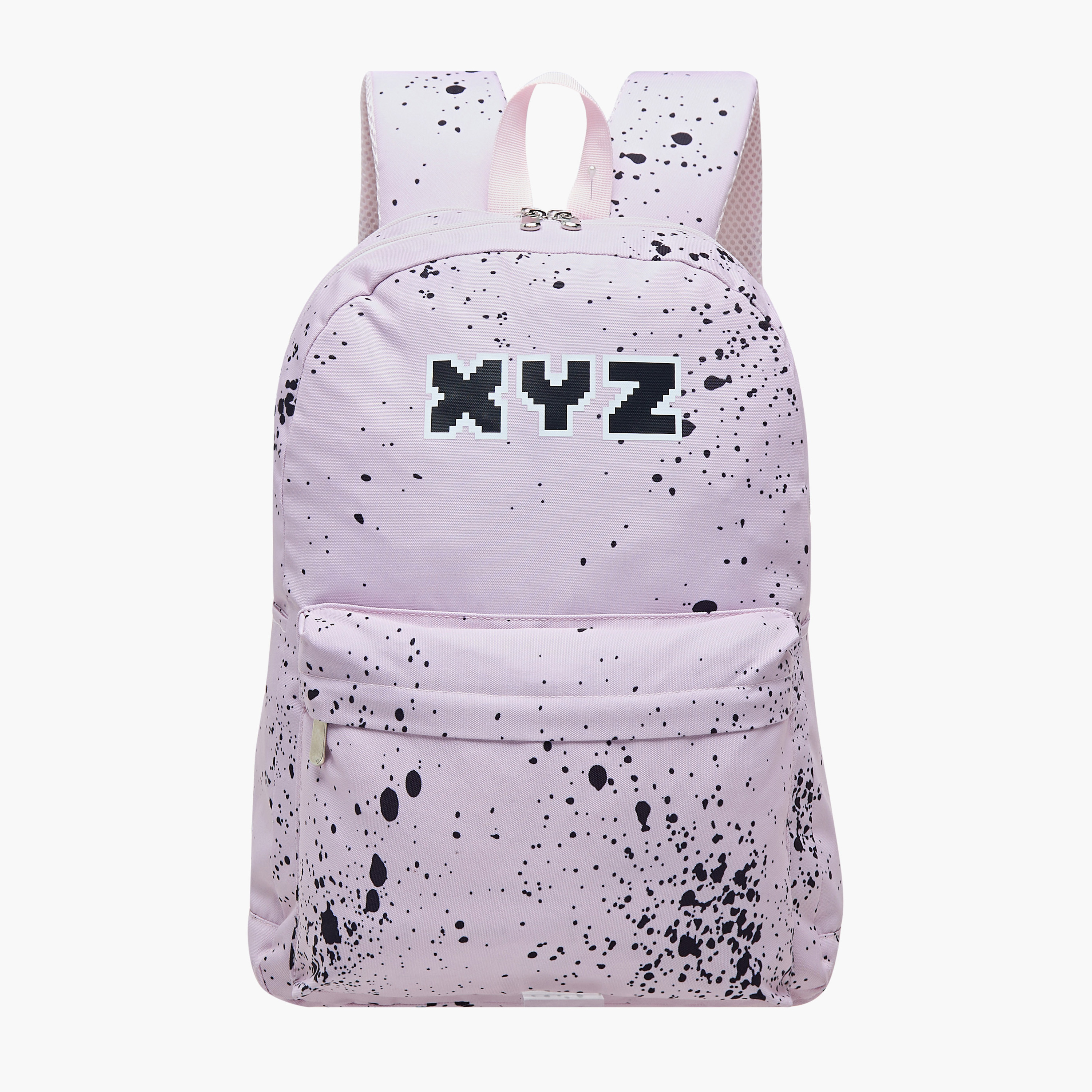 XYZ Printed Backpack with Adjustable Straps and Zip Closure - 18 inches-school-bagsandbackpacks-backpacks-image-1