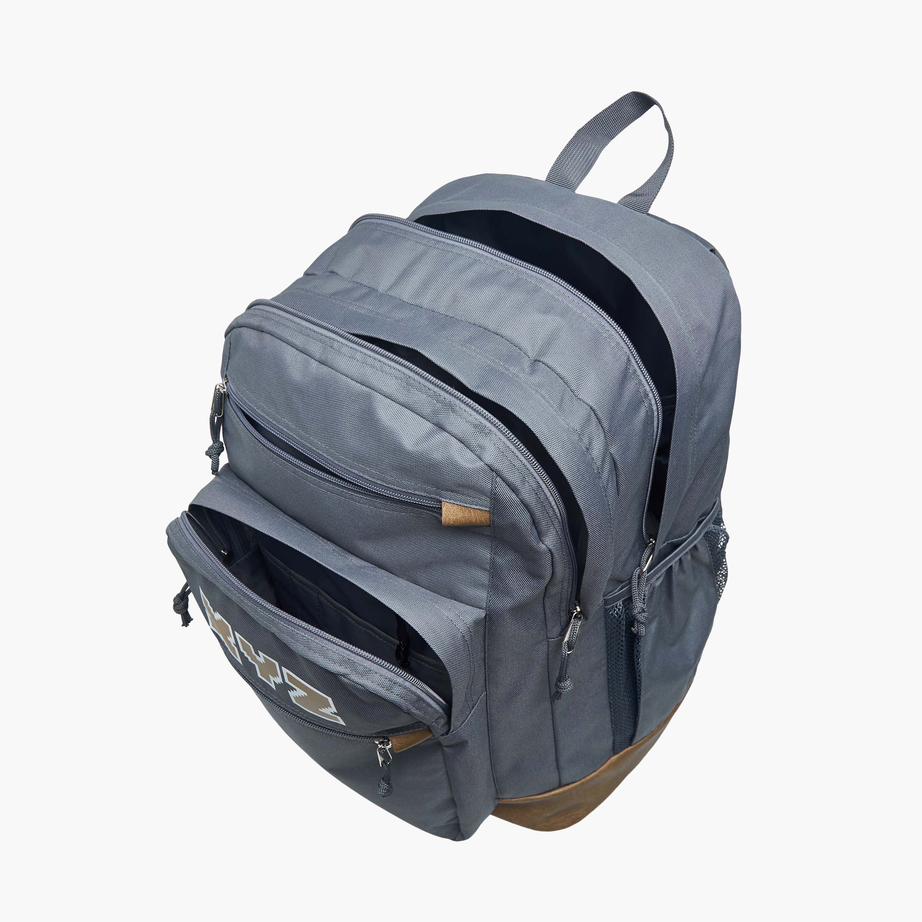XYZ Logo Print Backpack with Adjustable Straps and Zip Closure - 18 inches-school-bagsandbackpacks-backpacks-image-9