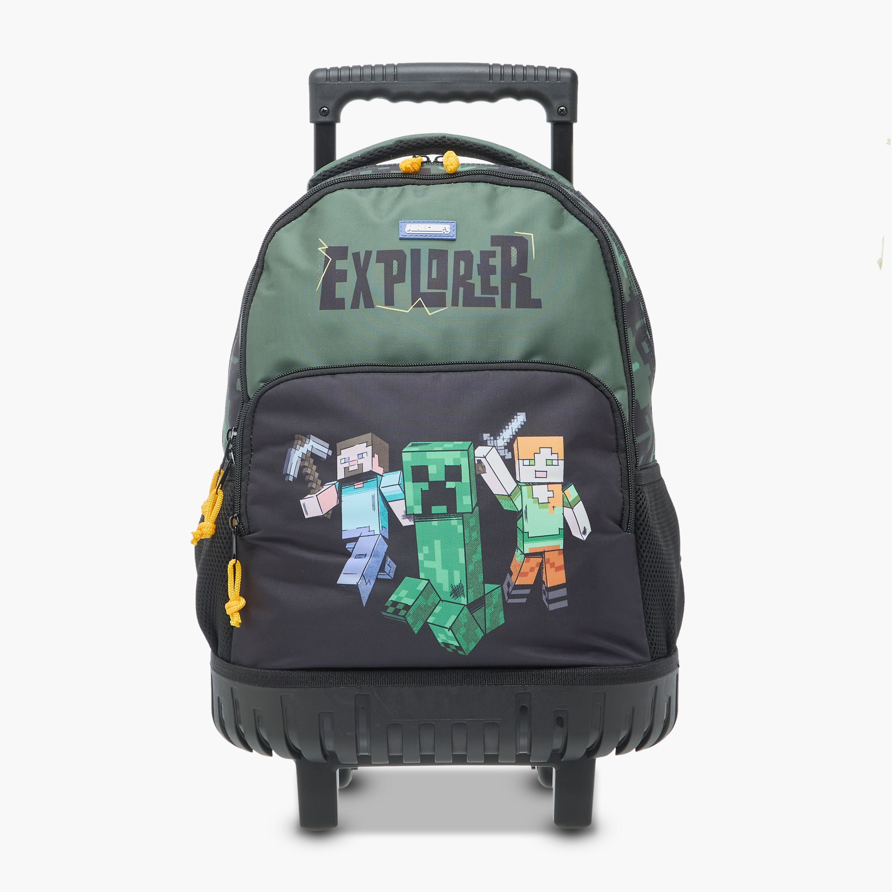 MICROSOFT MOJANG Gaming Trolley Bag for Boys 5-8 Years with Adjustable Strap -school-bagsandbackpacks-trolleybags-image-1