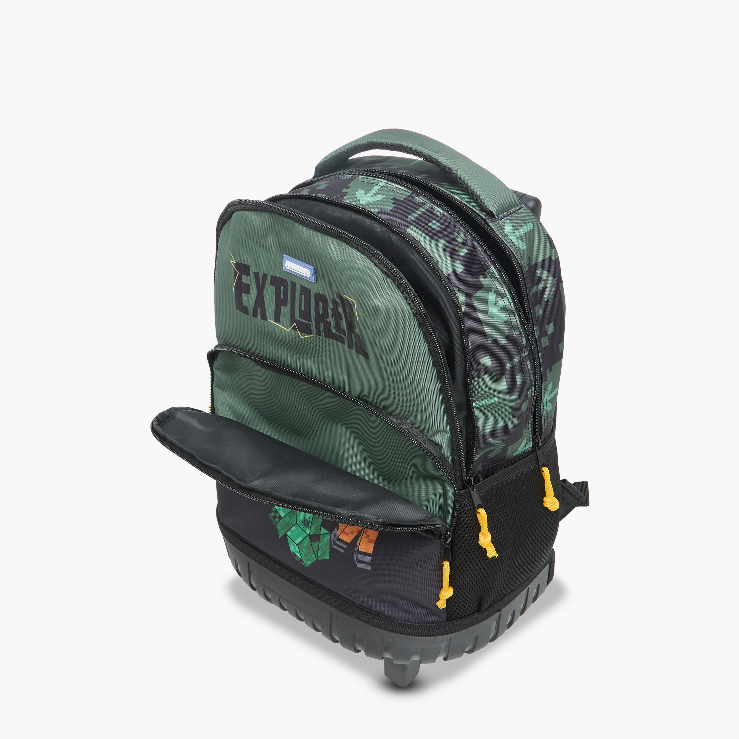 MICROSOFT MOJANG Gaming Trolley Bag for Boys 5-8 Years with Adjustable Strap -school-bagsandbackpacks-trolleybags-image-14
