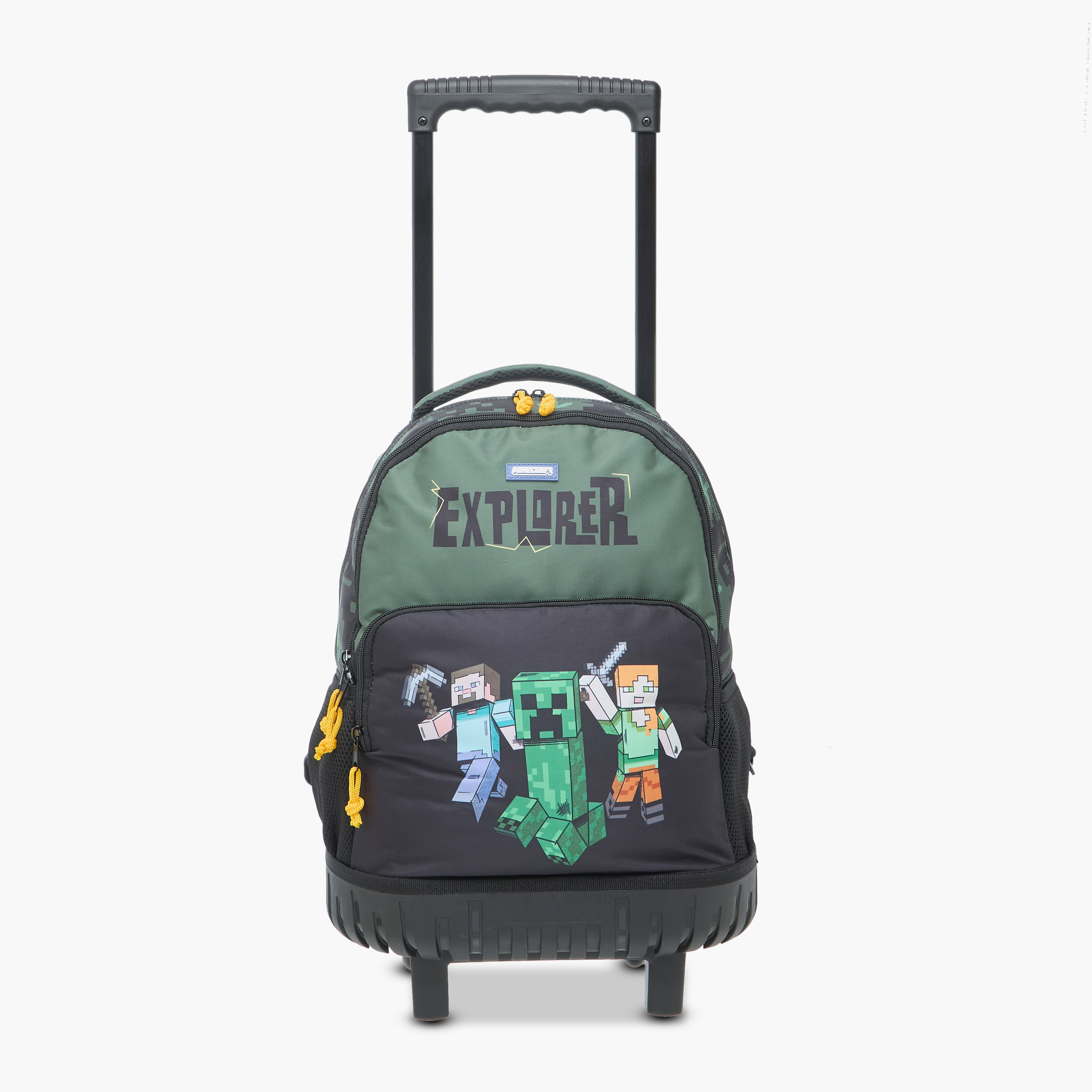 MICROSOFT MOJANG Gaming Trolley Bag for Boys 5-8 Years with Adjustable Strap -school-bagsandbackpacks-trolleybags-image-9