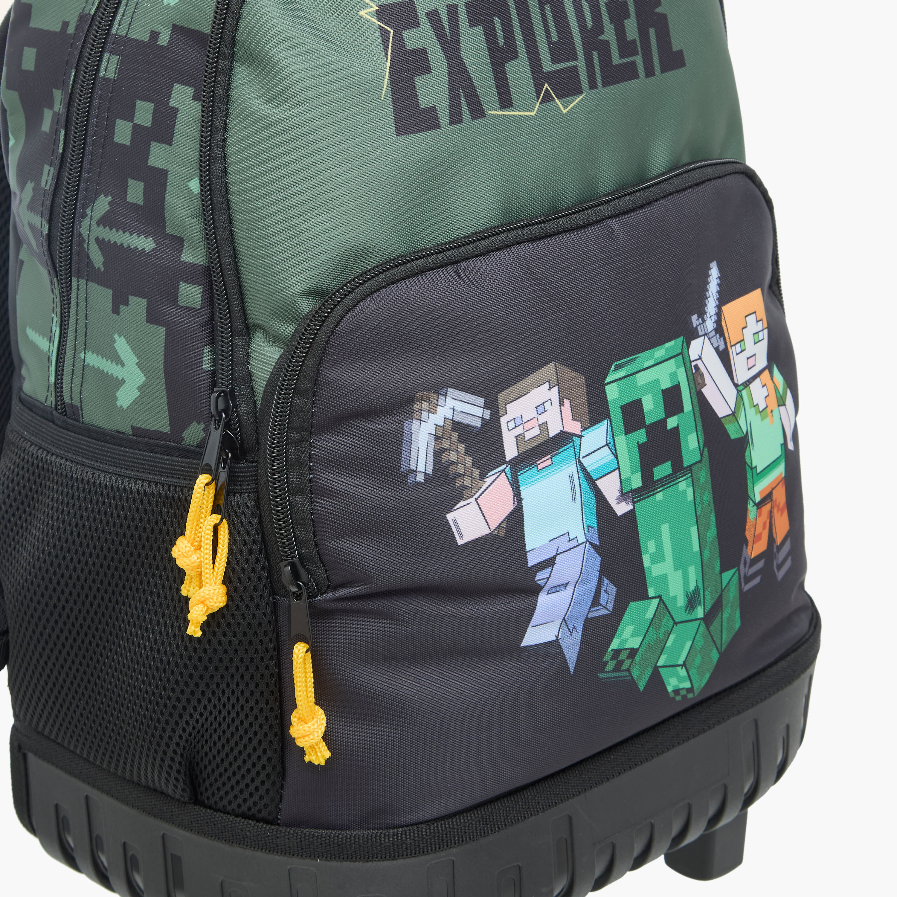 MICROSOFT MOJANG Gaming Trolley Bag for Boys 5-8 Years with Adjustable Strap -school-bagsandbackpacks-trolleybags-image-10