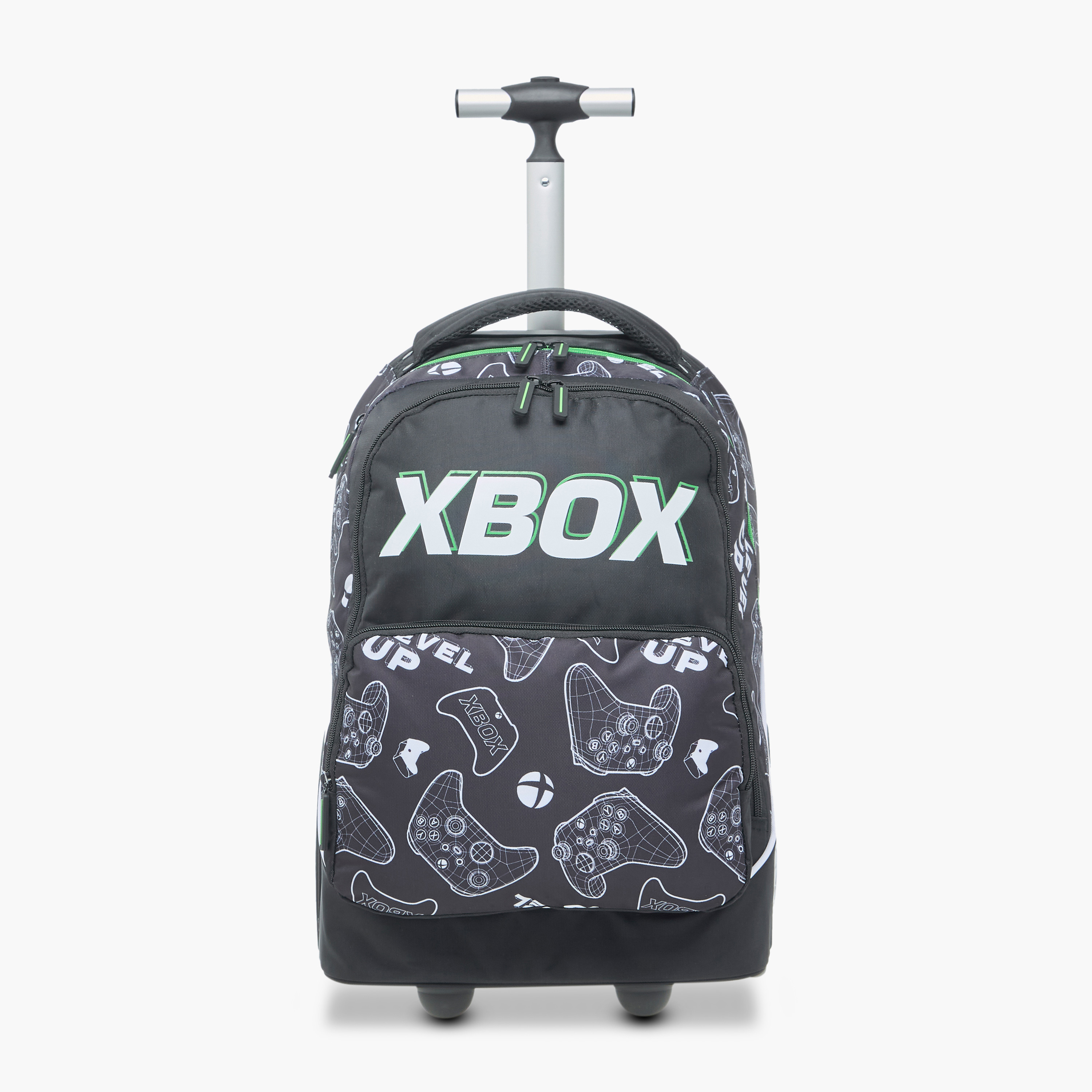 Xbox Gaming Trolley Bag for Boys 8-13 Years with Water Bottle Holder -school-bagsandbackpacks-trolleybags-image-2