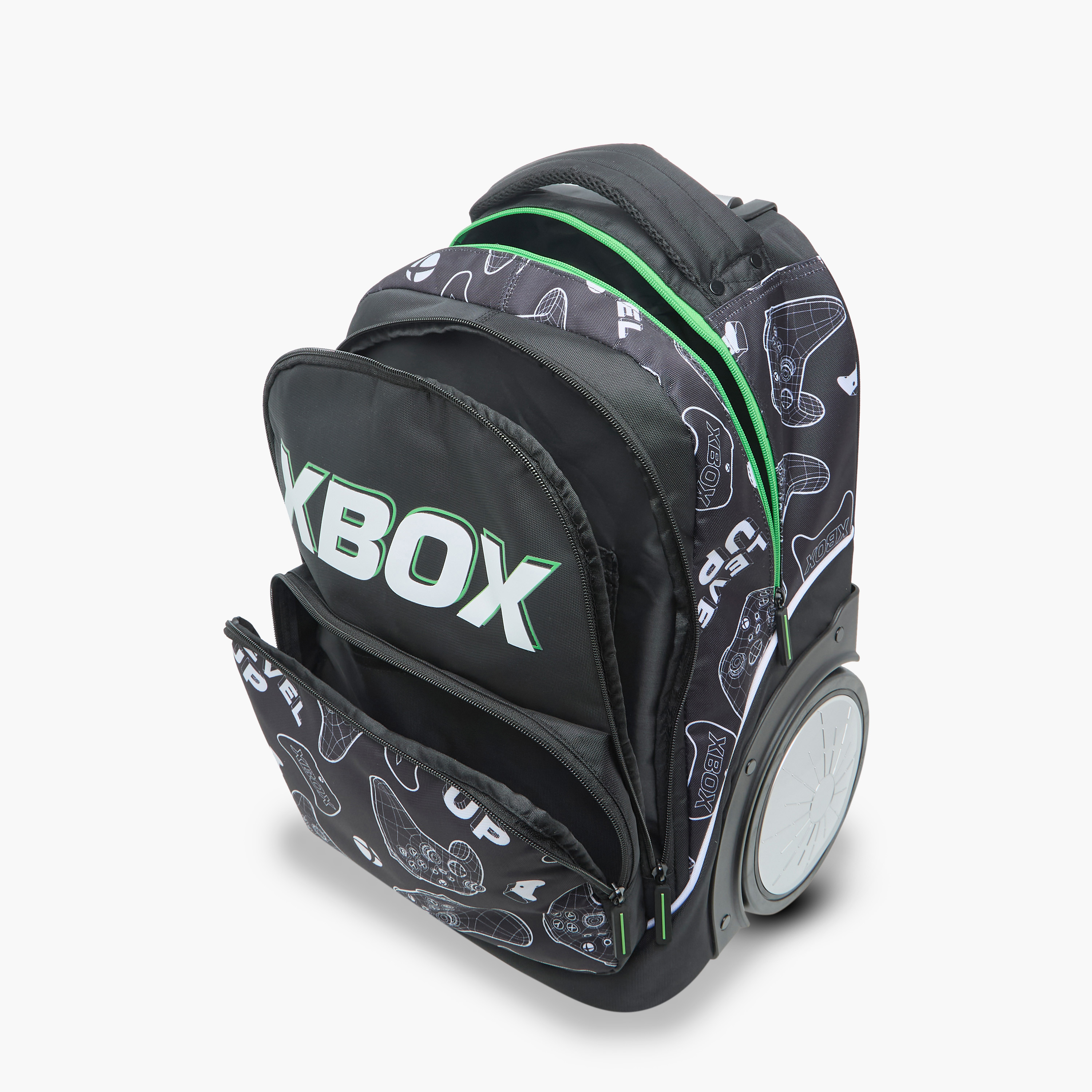Xbox Gaming Trolley Bag for Boys 8-13 Years with Water Bottle Holder -school-bagsandbackpacks-trolleybags-image-14