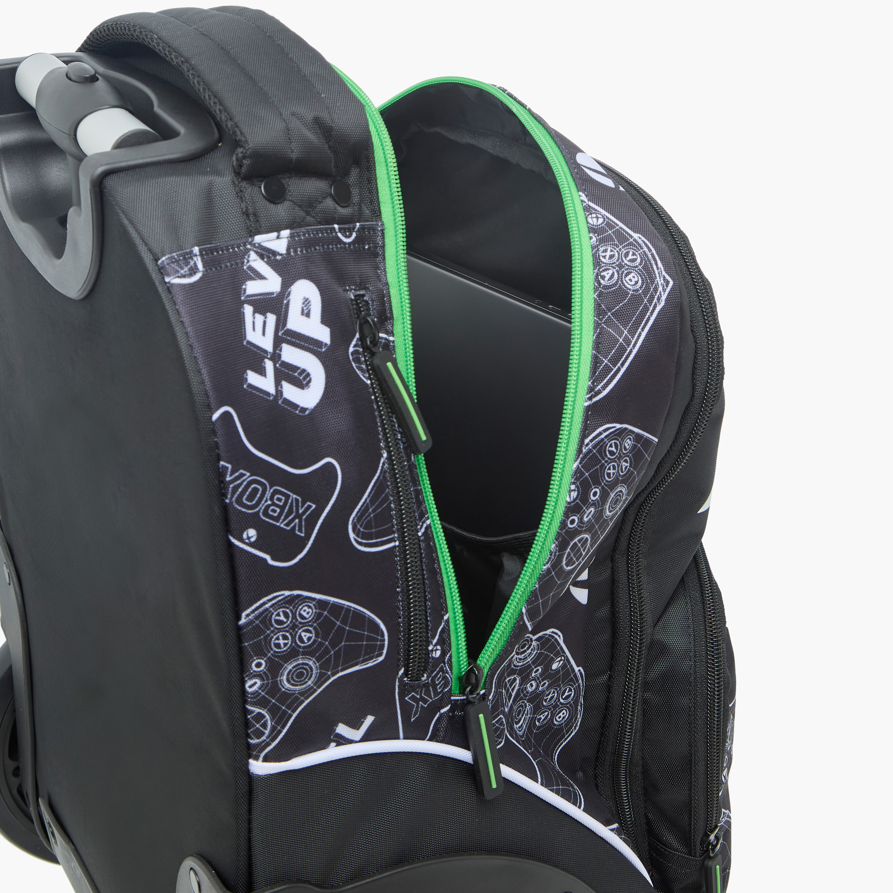 Xbox Gaming Trolley Bag for Boys 8-13 Years with Water Bottle Holder -school-bagsandbackpacks-trolleybags-image-15