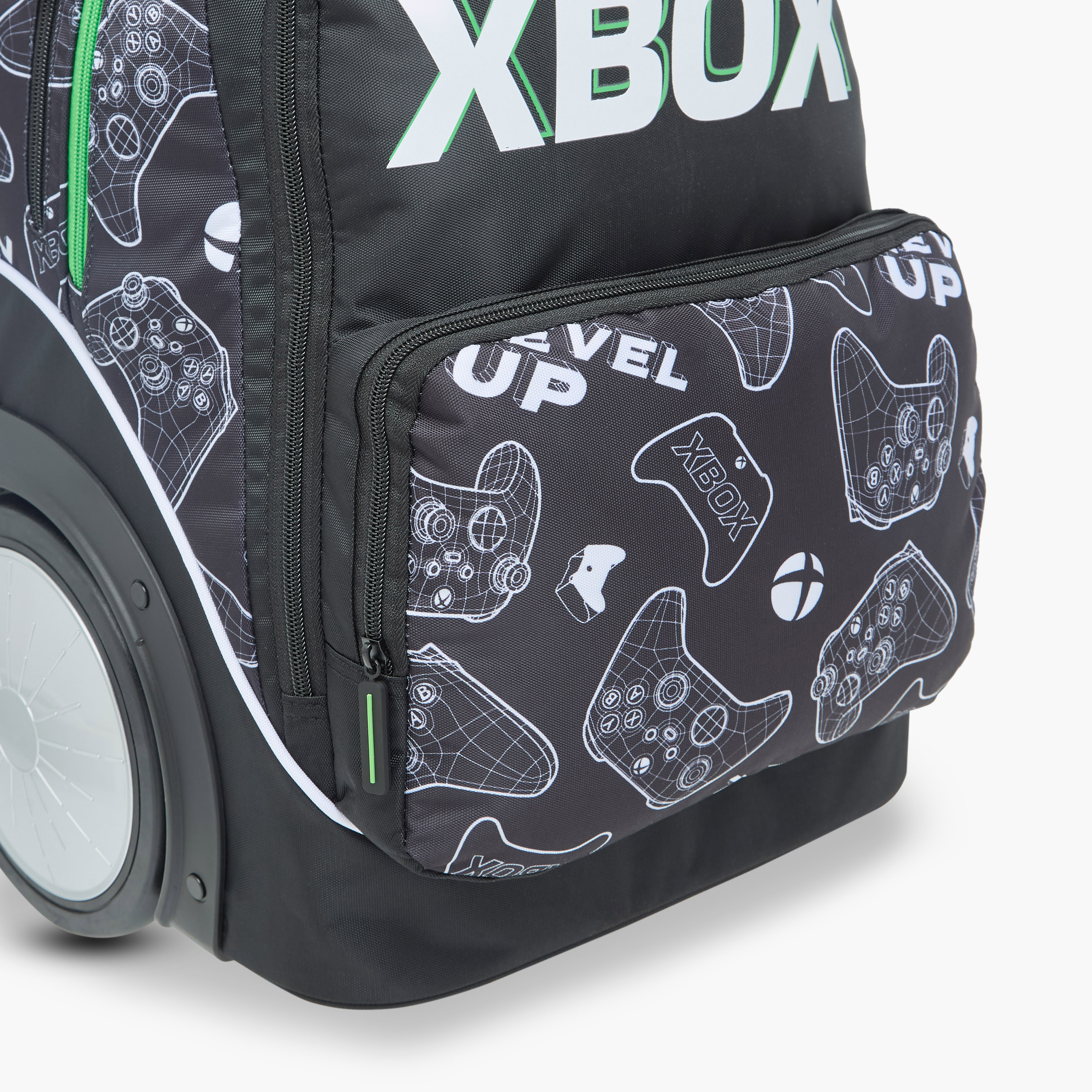 Xbox Gaming Trolley Bag for Boys 8-13 Years with Water Bottle Holder -school-bagsandbackpacks-trolleybags-image-9