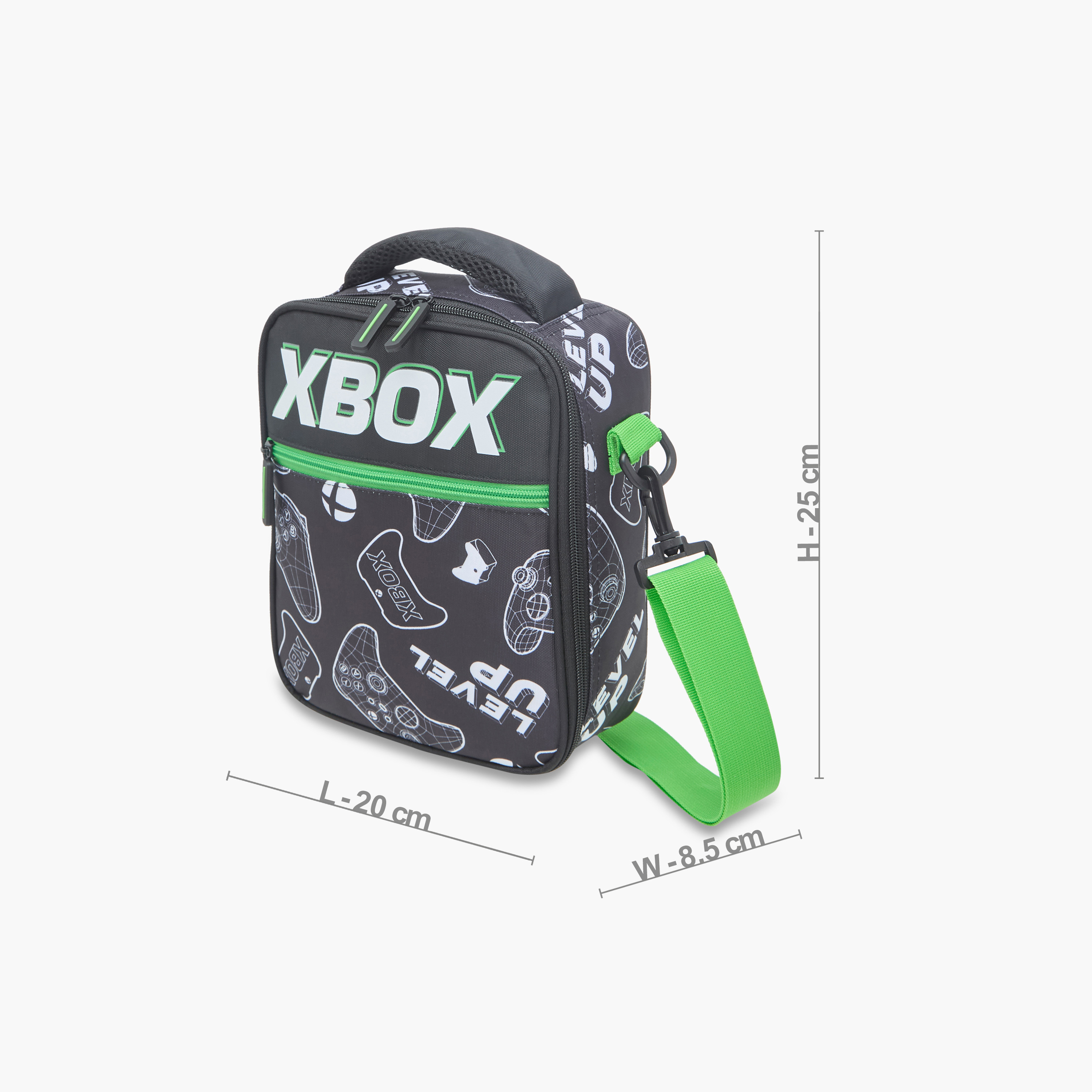 Xbox Printed Lunch Bag with Zip Closure-school-lunchessentials-lunchbags-image-2
