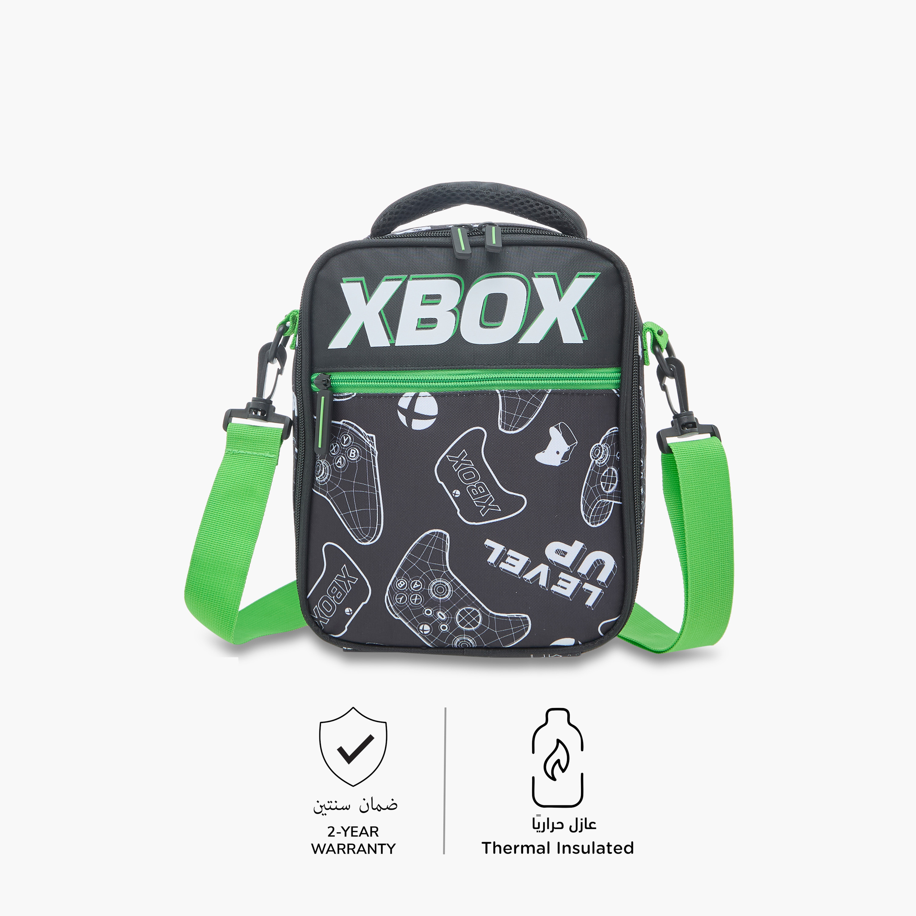 Xbox Printed Lunch Bag with Zip Closure-school-lunchessentials-lunchbags-image-4