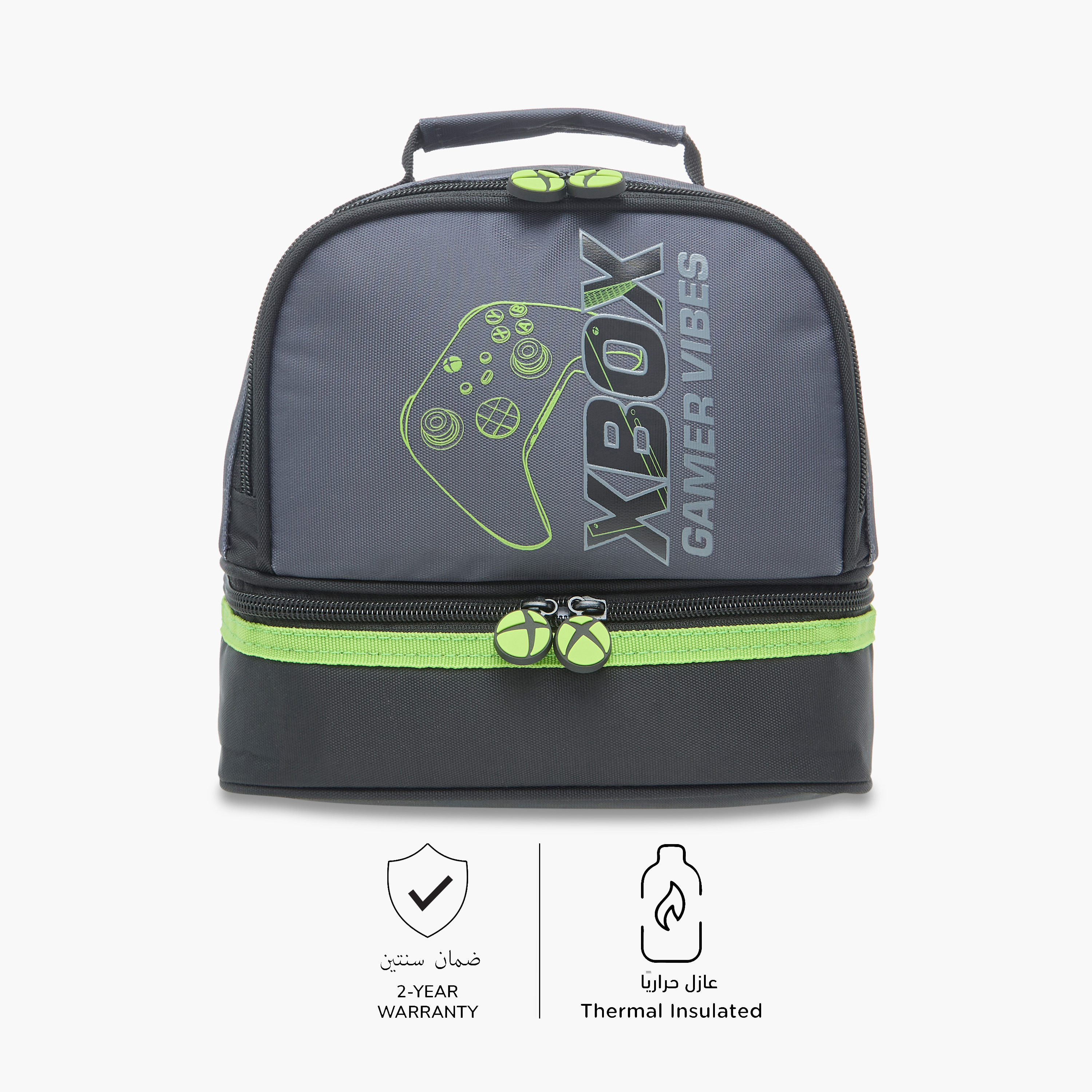 Xbox Printed Lunch Bag with Zip Closure-school-lunchessentials-lunchbags-image-4