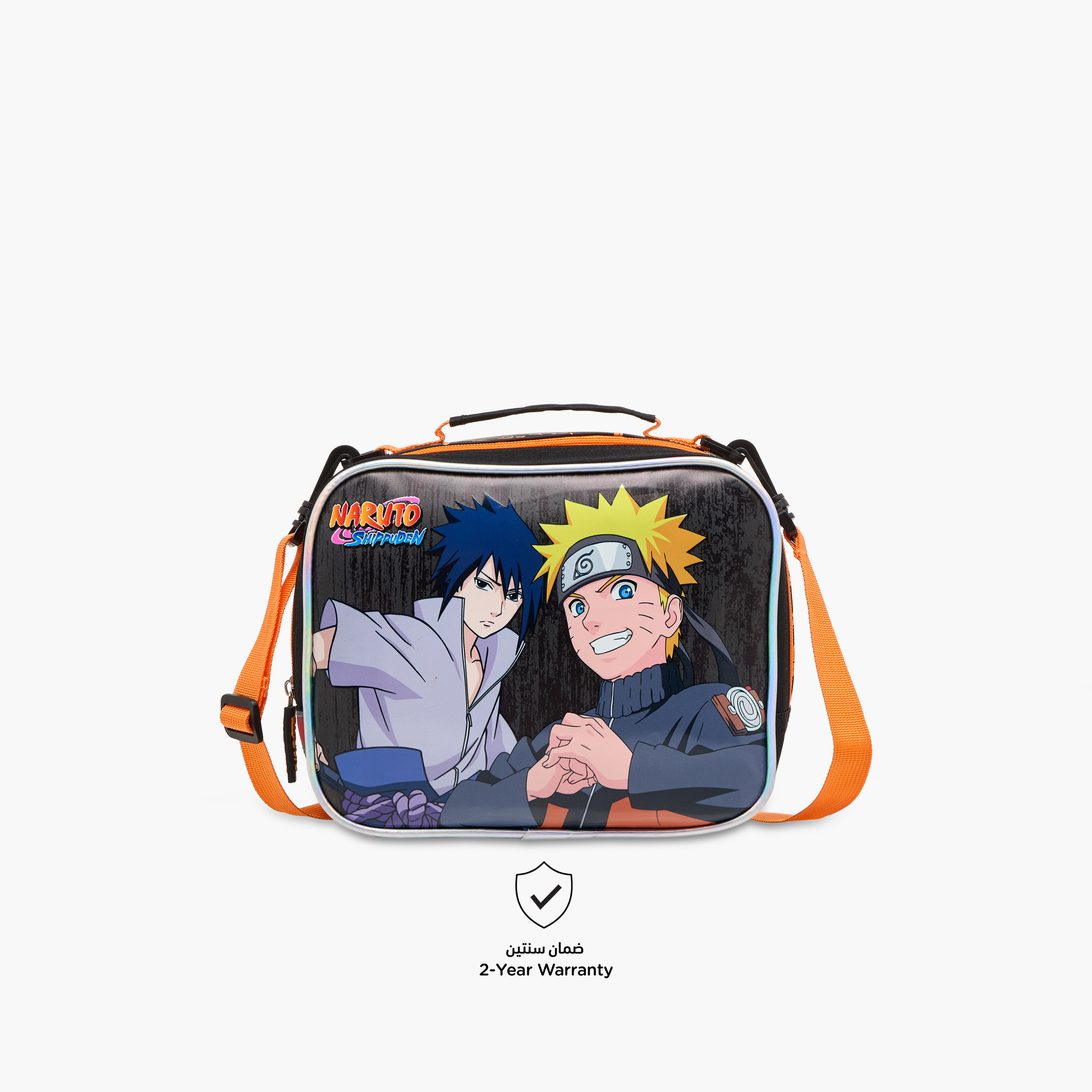 TV Tokyo Naruto Print Lunch Bag with Adjustable Strap and Zip Closure-school-lunchessentials-lunchbags-image-4