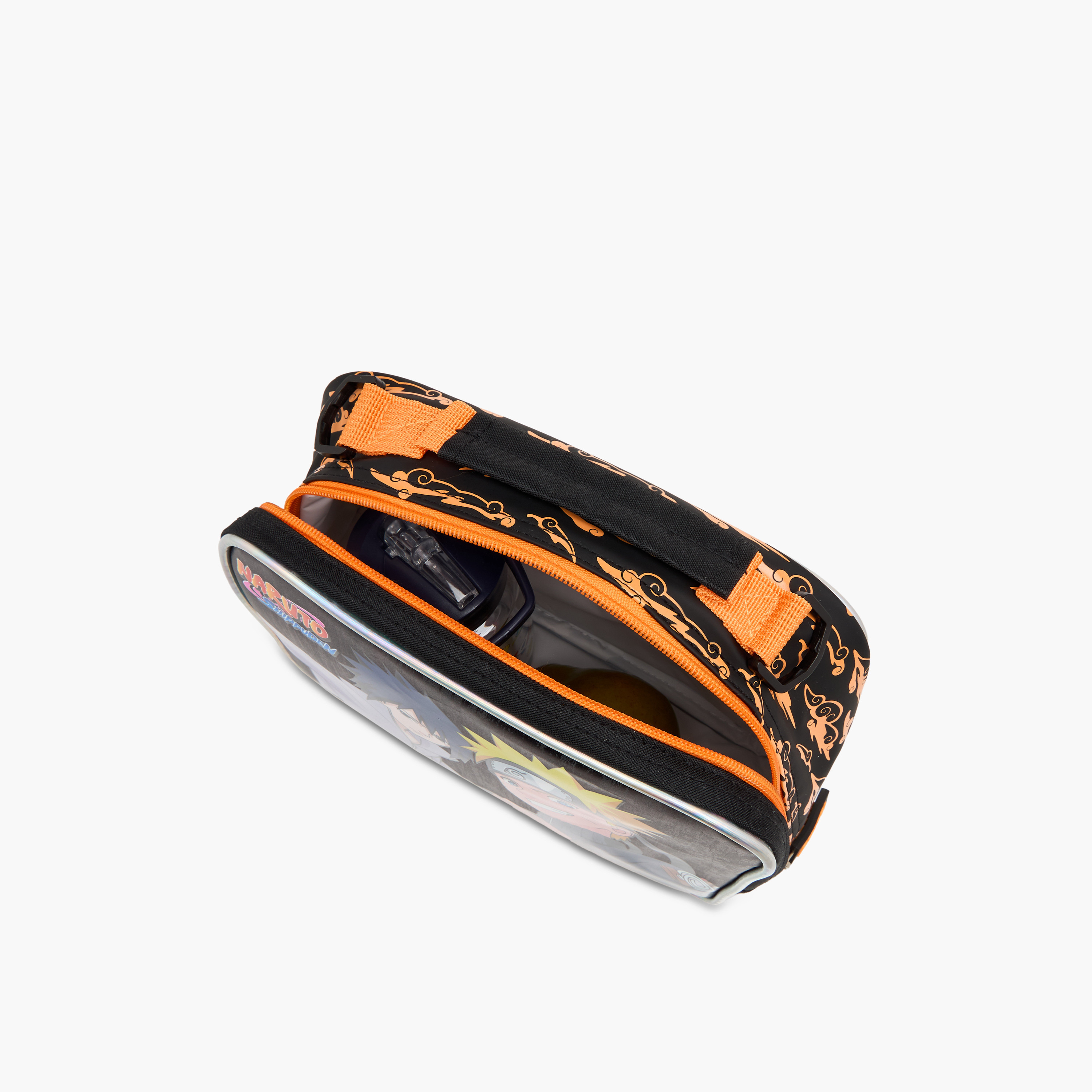 TV Tokyo Naruto Print Lunch Bag with Adjustable Strap and Zip Closure-school-lunchessentials-lunchbags-image-8