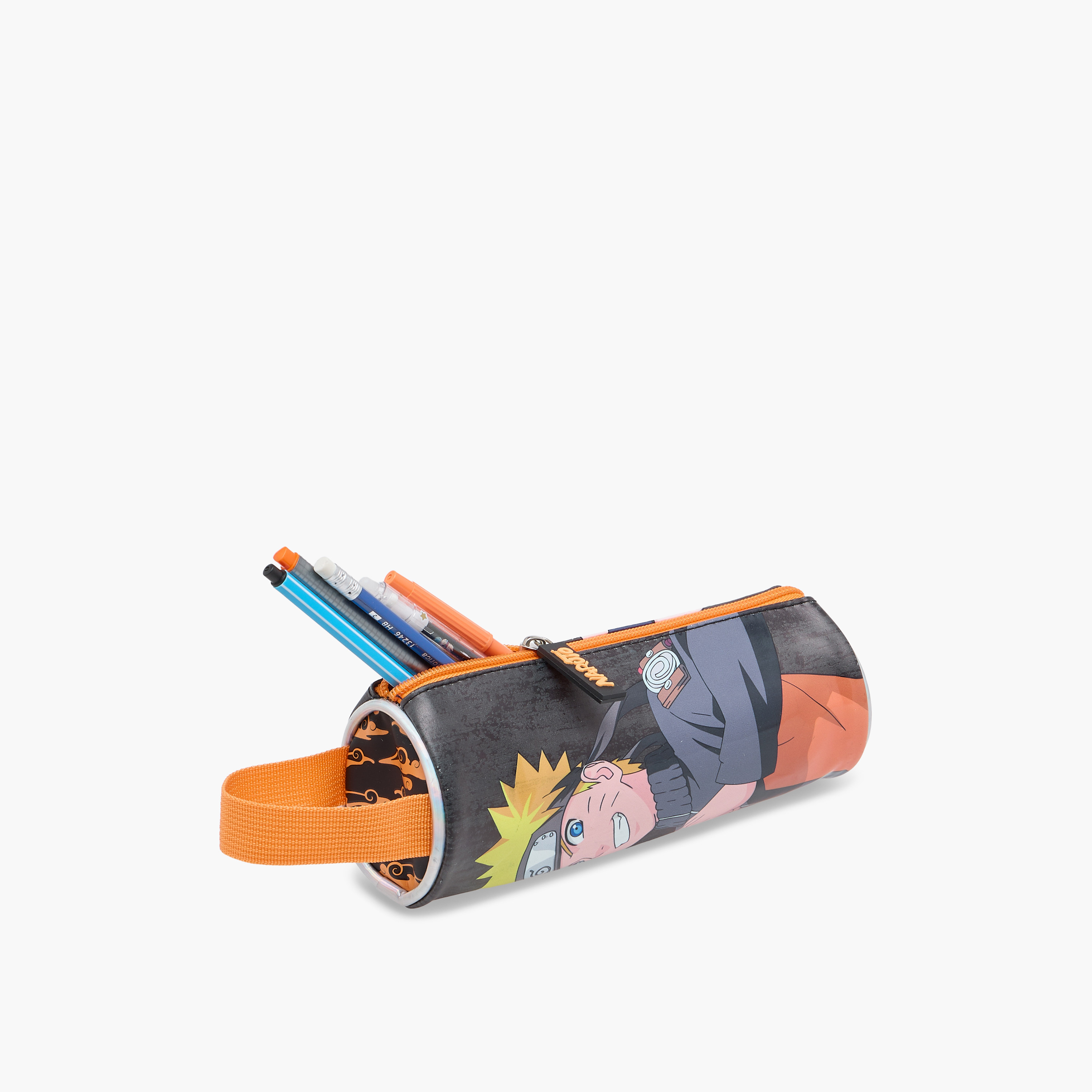 TV Tokyo Naruto Print Pencil Pouch with Zip Closure-school-stationery-pencilcases-image-8