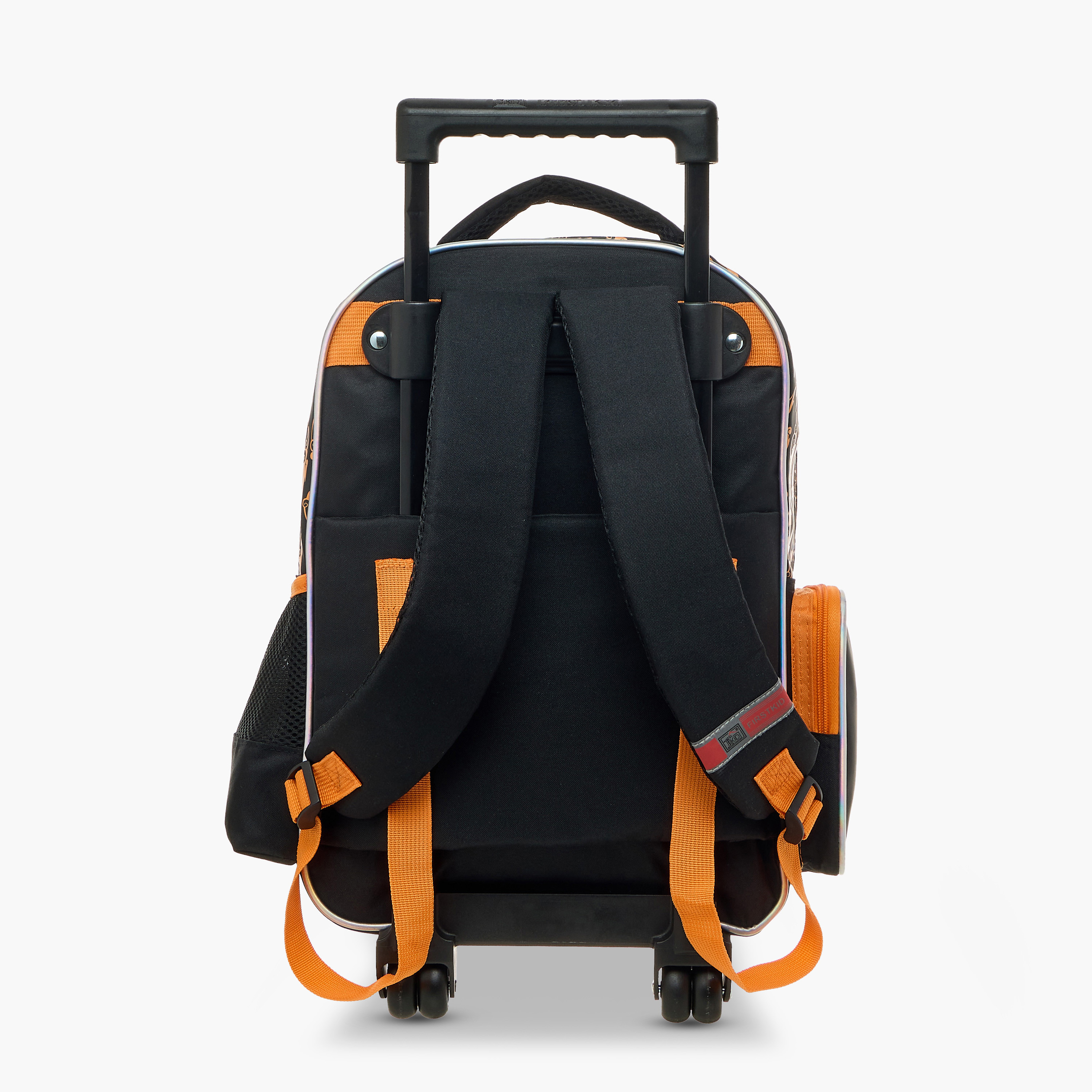 TV Tokyo Naruto Print Trolley Backpack with Retractable Handle - 16 inches-school-bagsandbackpacks-trolleybags-image-5