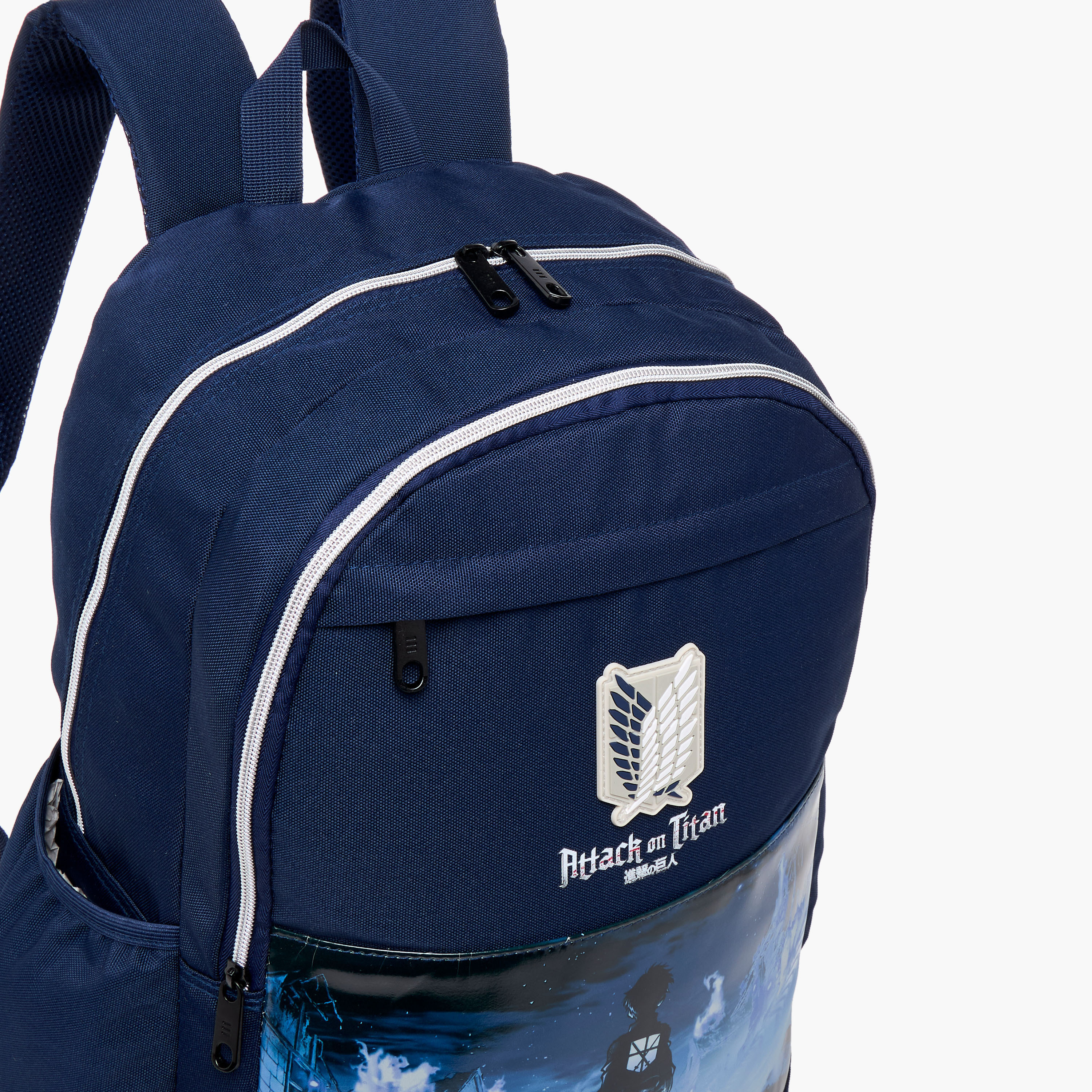 Pikaboom Attack on Titan Print Backpack with Adjustable Straps and Zip Closure - 18 inches-school-bagsandbackpacks-backpacks-image-9