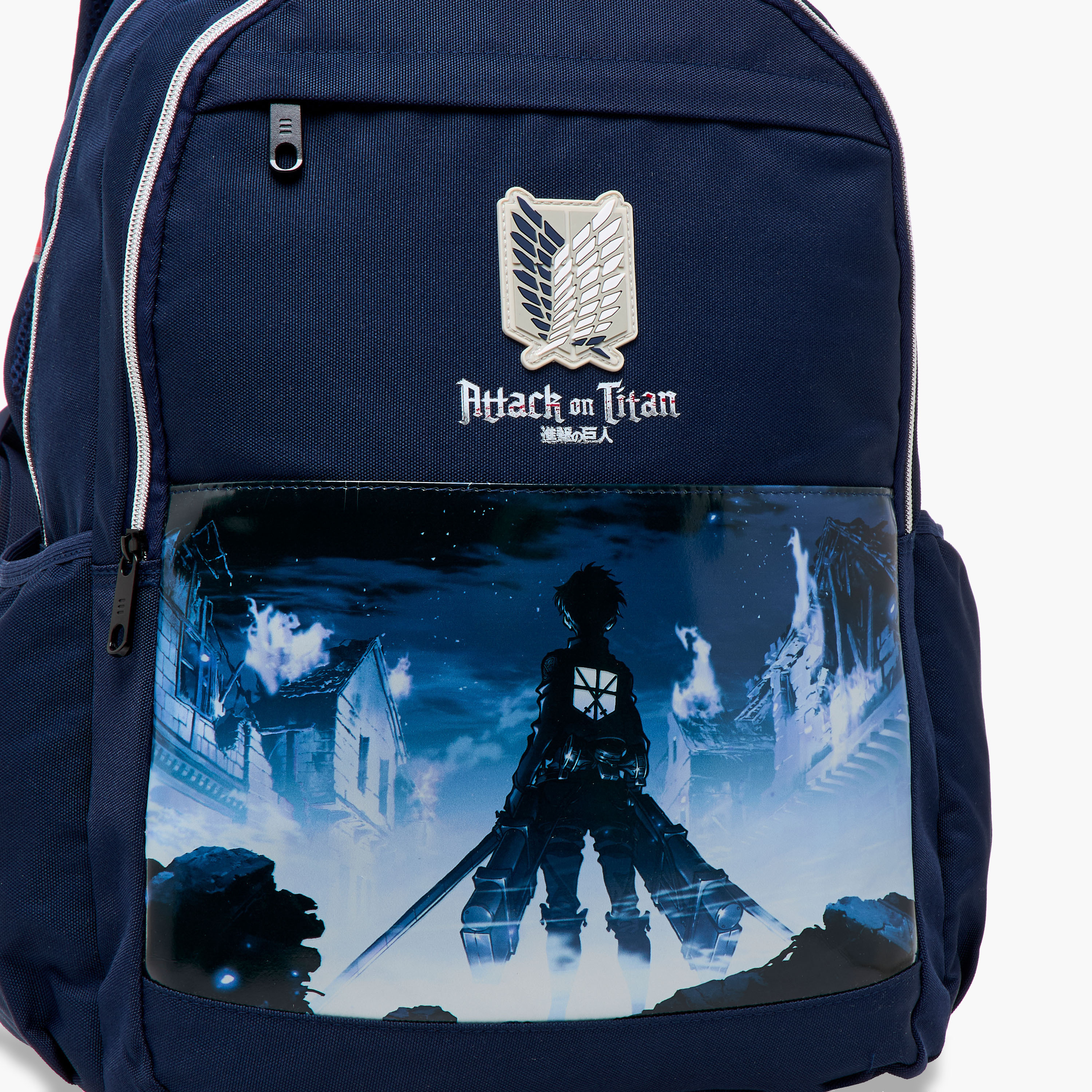 Pikaboom Attack on Titan Print Backpack with Adjustable Straps and Zip Closure - 18 inches-school-bagsandbackpacks-backpacks-image-10