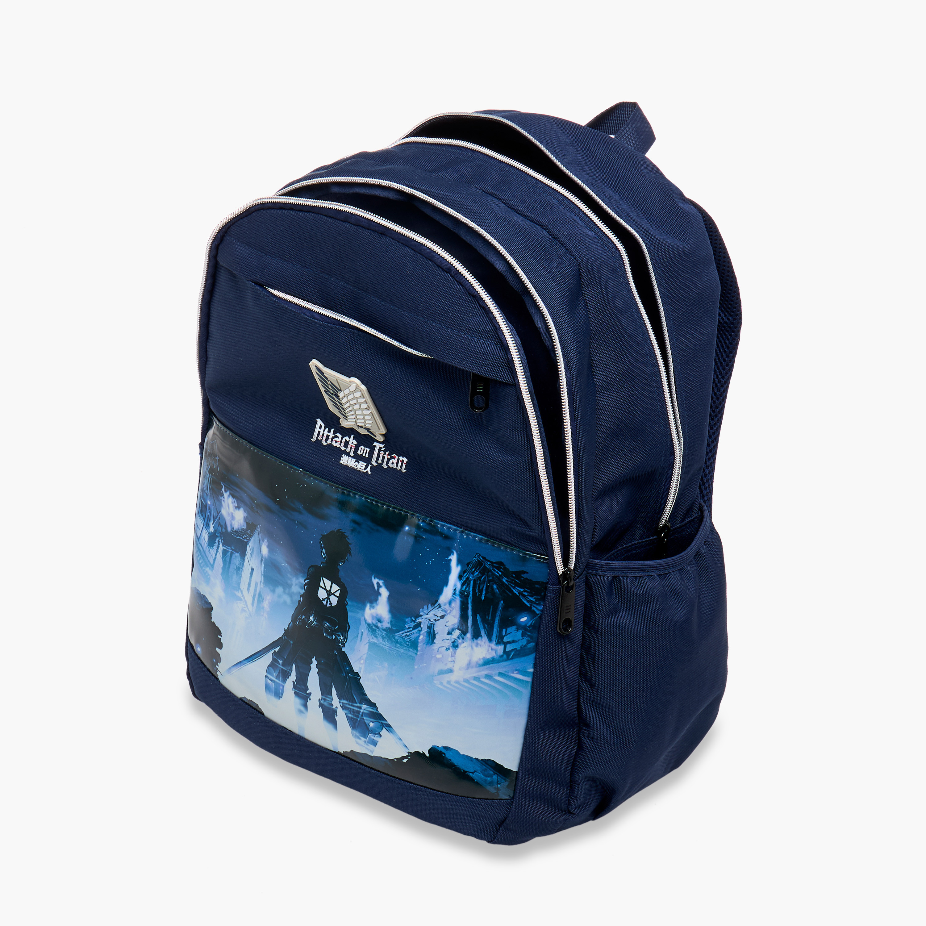 Pikaboom Attack on Titan Print Backpack with Adjustable Straps and Zip Closure - 18 inches-school-bagsandbackpacks-backpacks-image-11