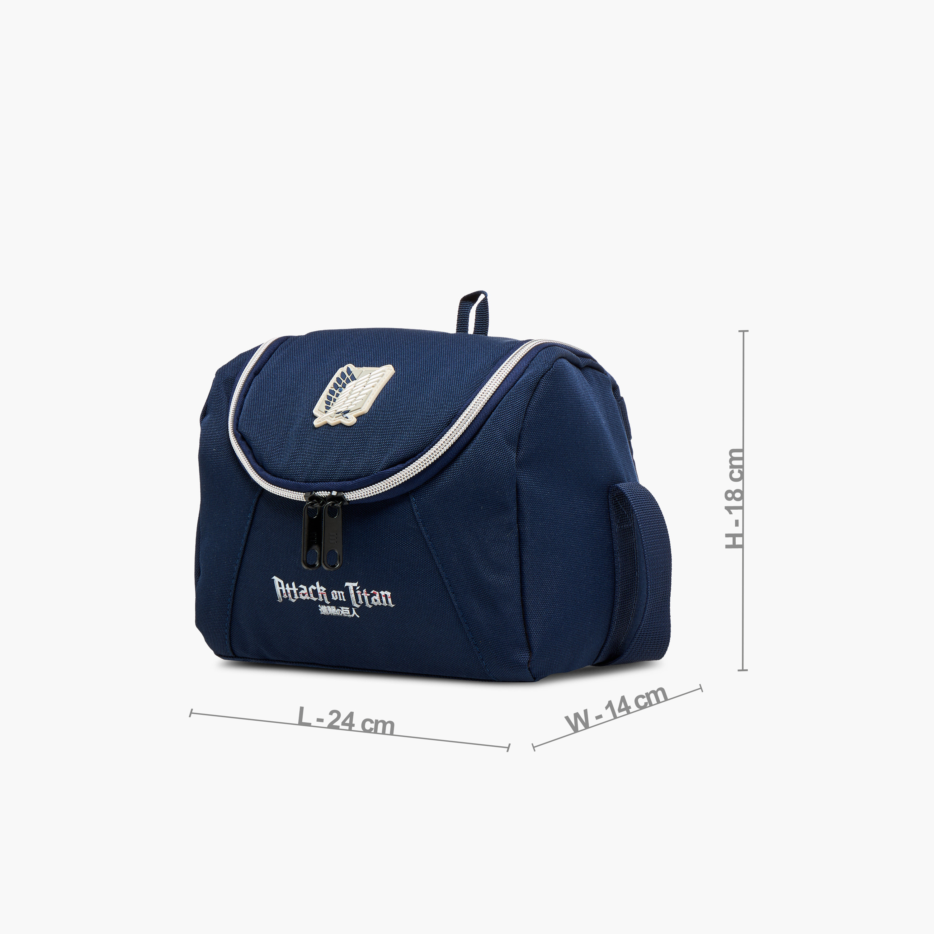 Pikaboom Attack on Titan Print Lunch Bag with Adjustable Strap-school-lunchessentials-lunchbags-image-2