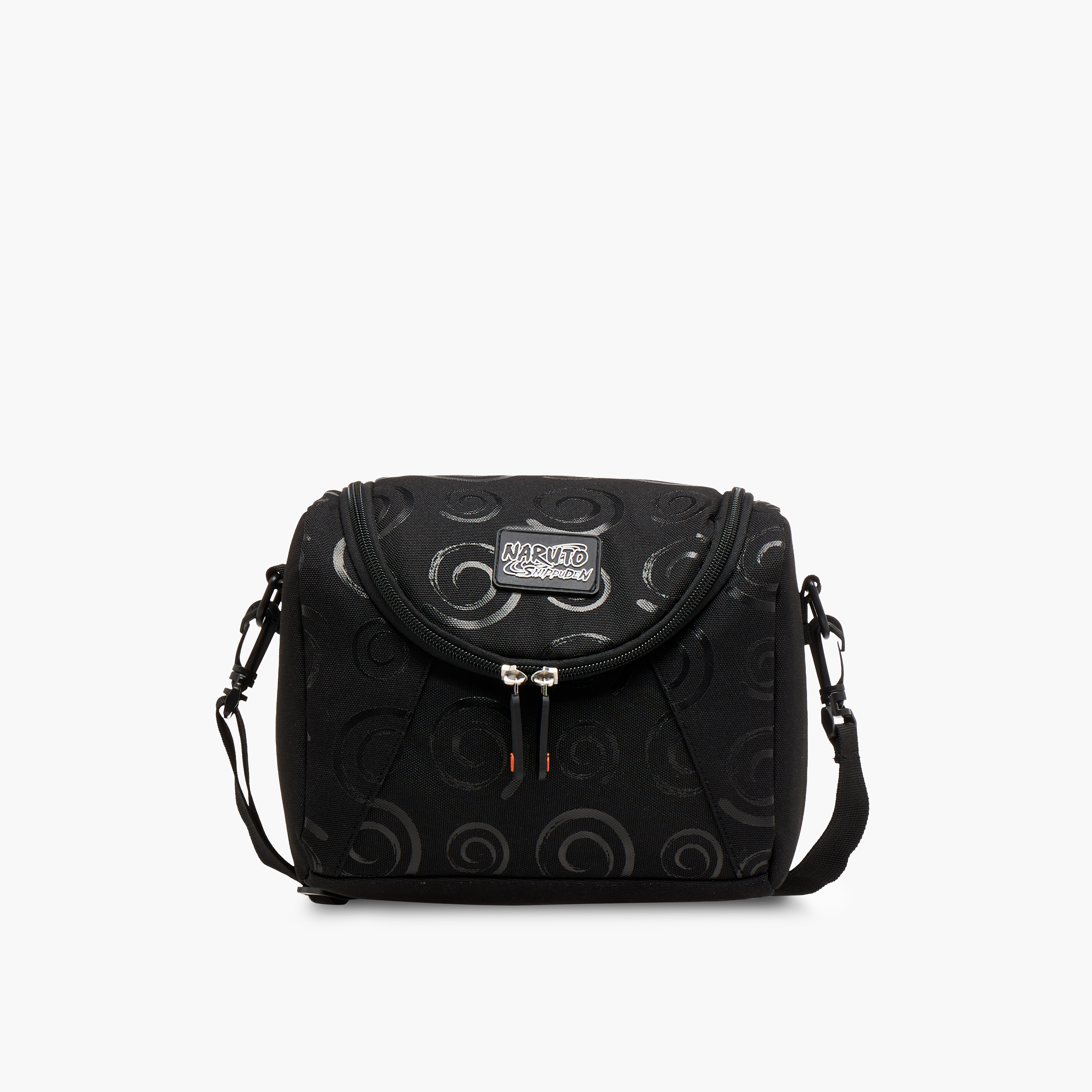 TV Tokyo Naruto Print Lunch Bag with Adjustable Strap and Zip Closure-school-lunchessentials-lunchbags-image-1