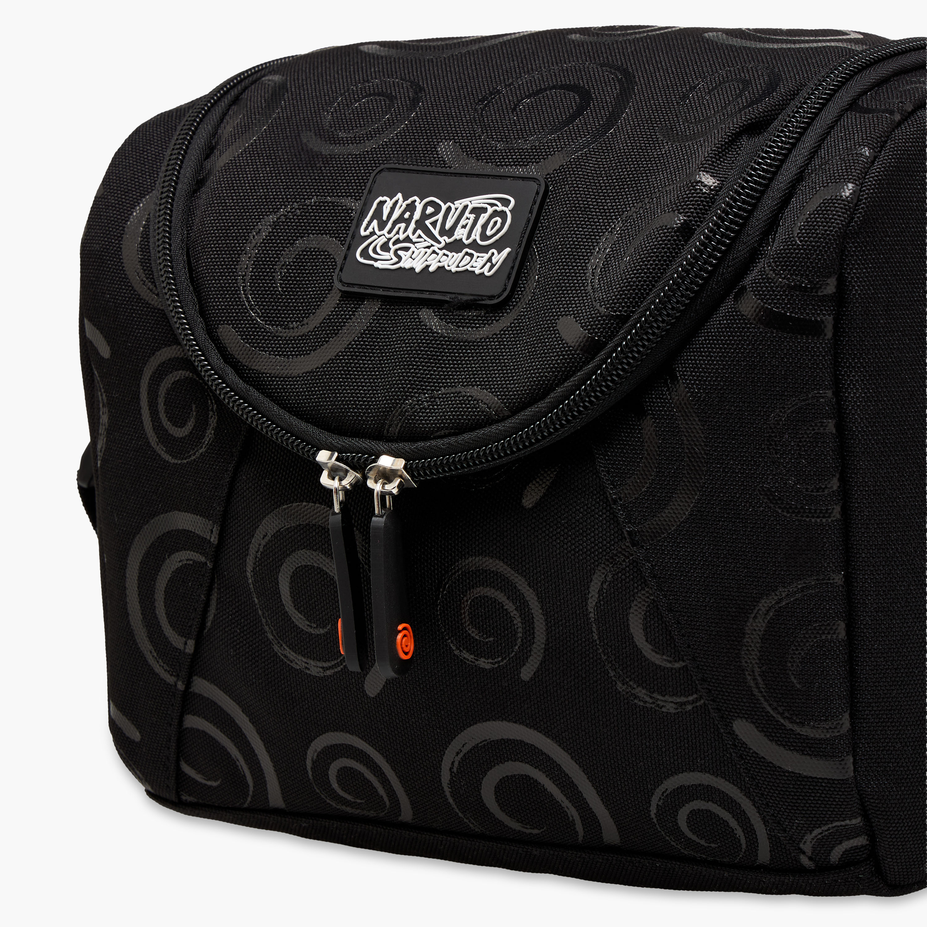 TV Tokyo Naruto Print Lunch Bag with Adjustable Strap and Zip Closure-school-lunchessentials-lunchbags-image-3