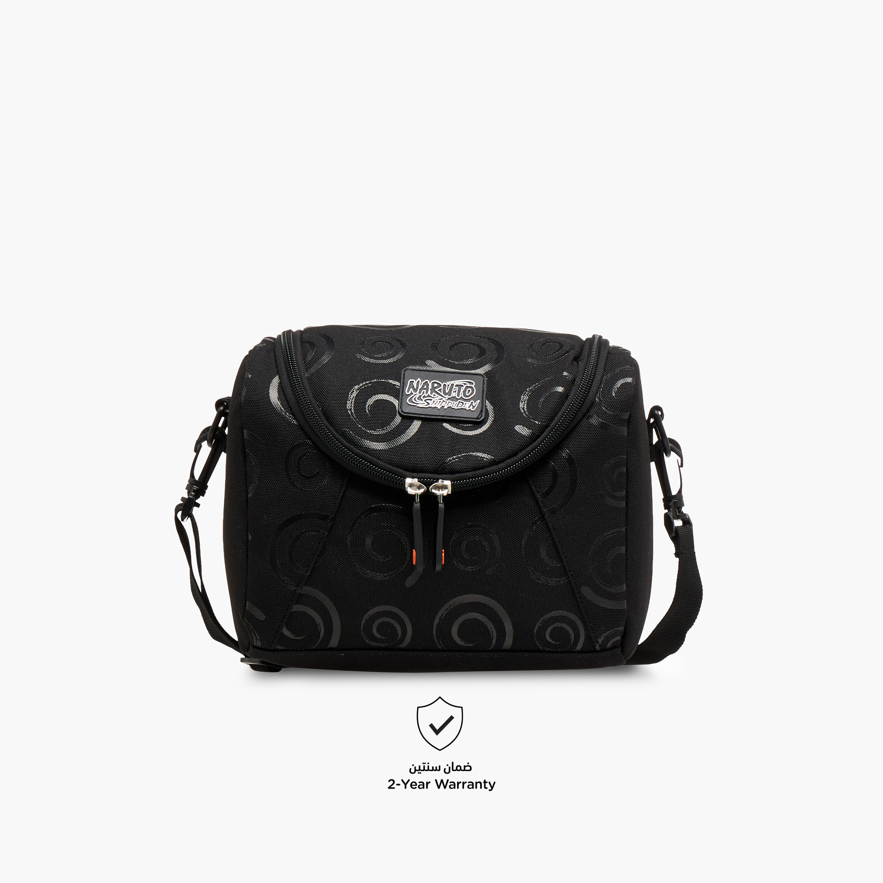 TV Tokyo Naruto Print Lunch Bag with Adjustable Strap and Zip Closure-school-lunchessentials-lunchbags-image-4