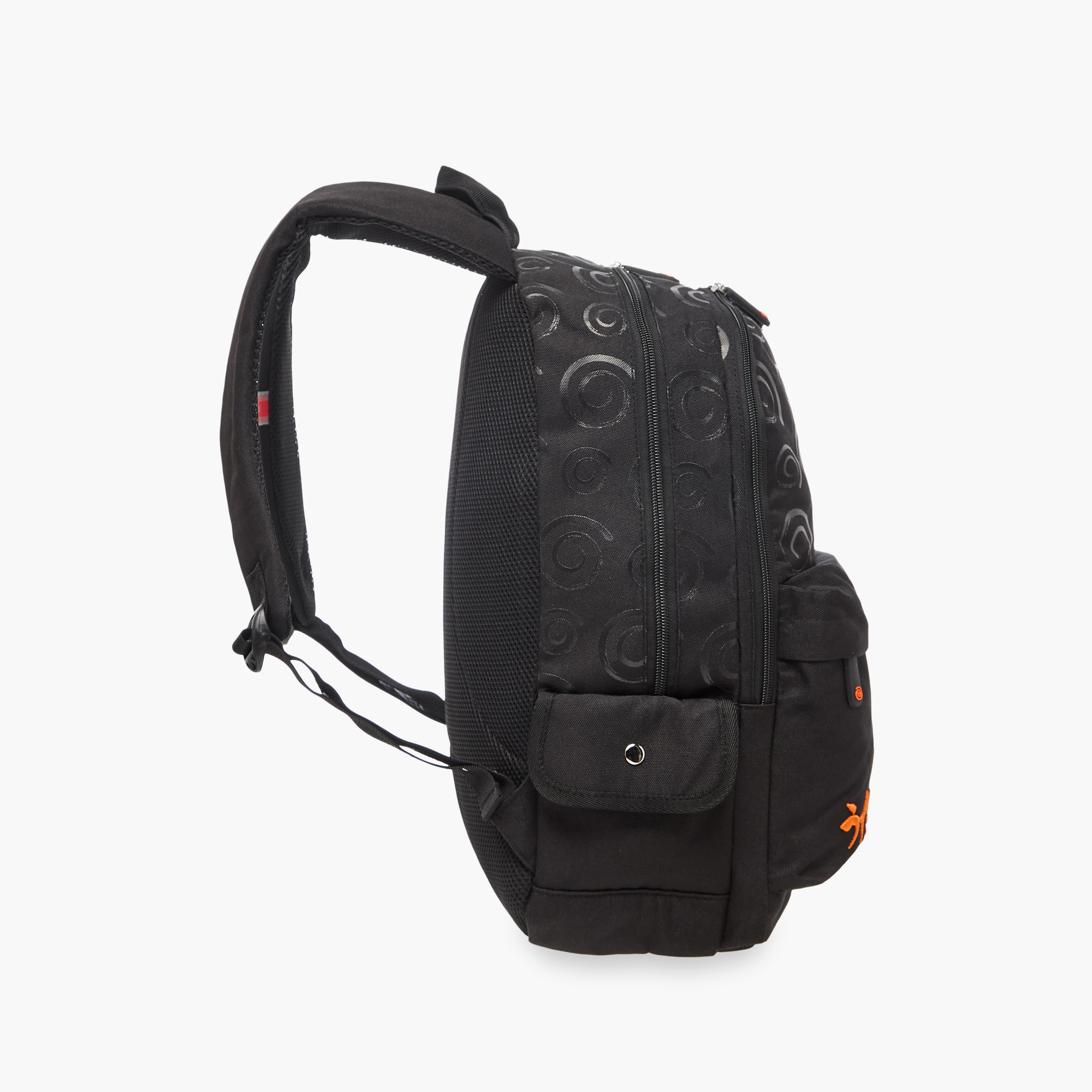 TV Tokyo Naruto Print Backpack with Adjustable Straps and Zip Closure - 18 inches-school-bagsandbackpacks-backpacks-image-5