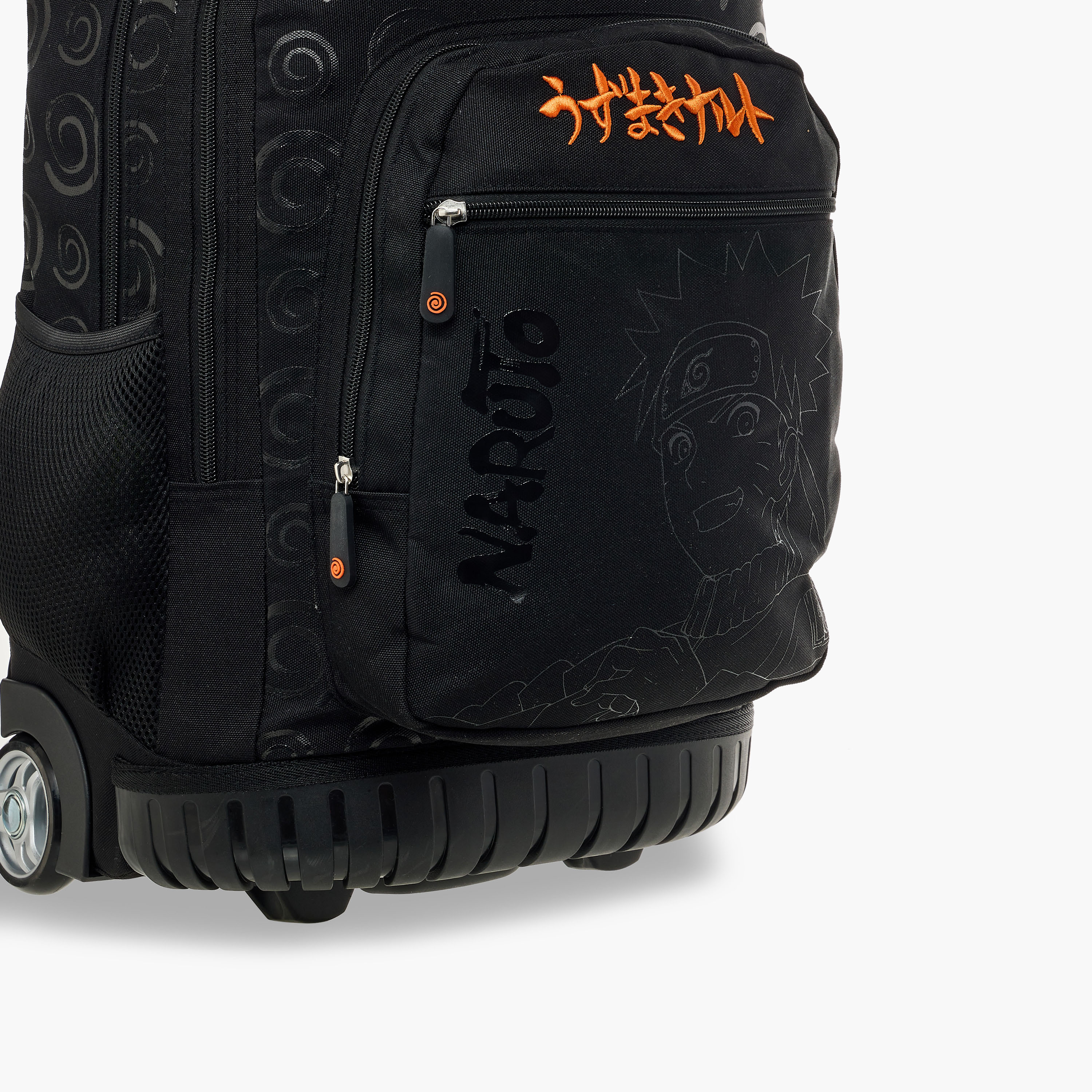 TV Tokyo Naruto Print Trolley Backpack with Retractable Handle - 18 inches-school-bagsandbackpacks-trolleybags-image-12