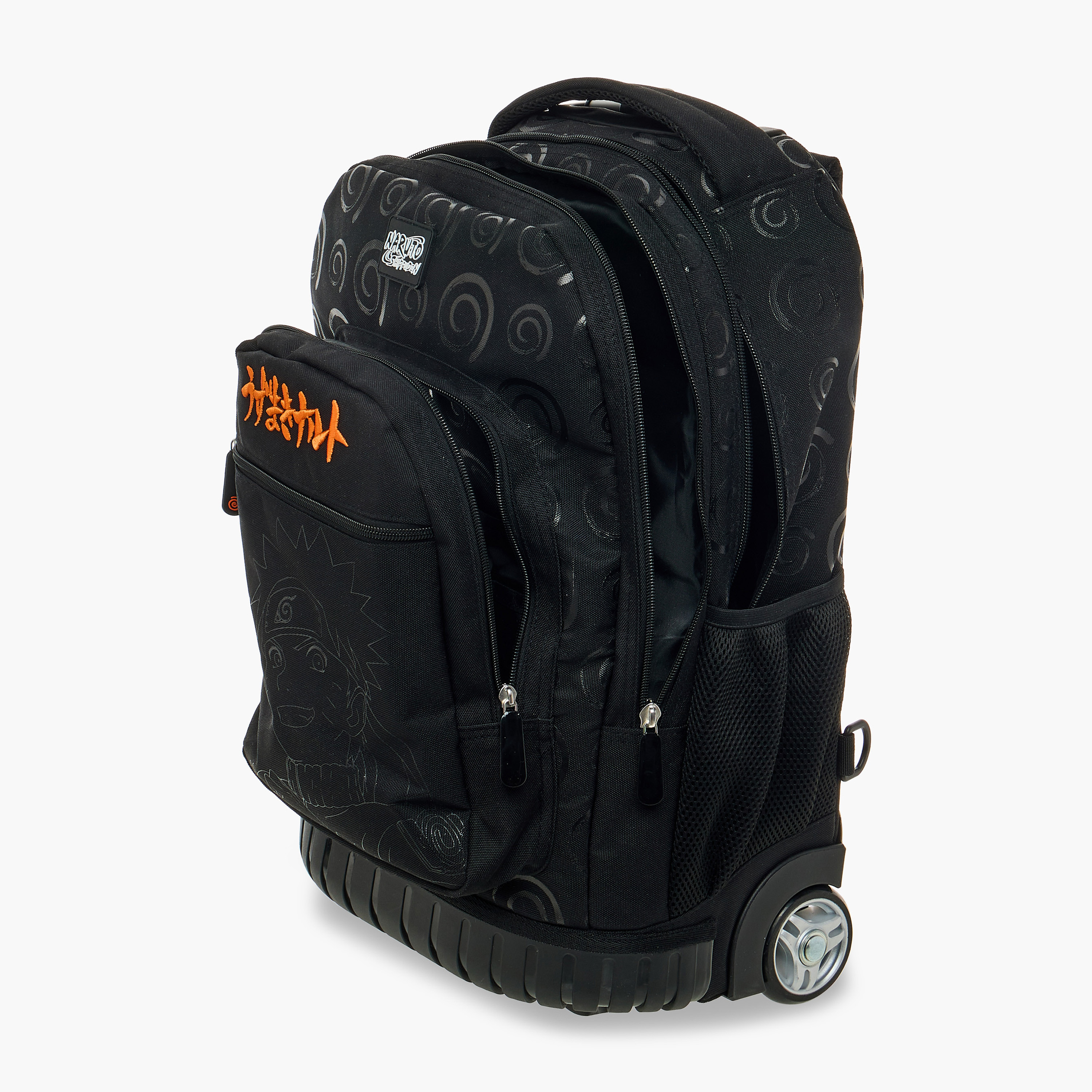 TV Tokyo Naruto Print Trolley Backpack with Retractable Handle - 18 inches-school-bagsandbackpacks-trolleybags-image-15