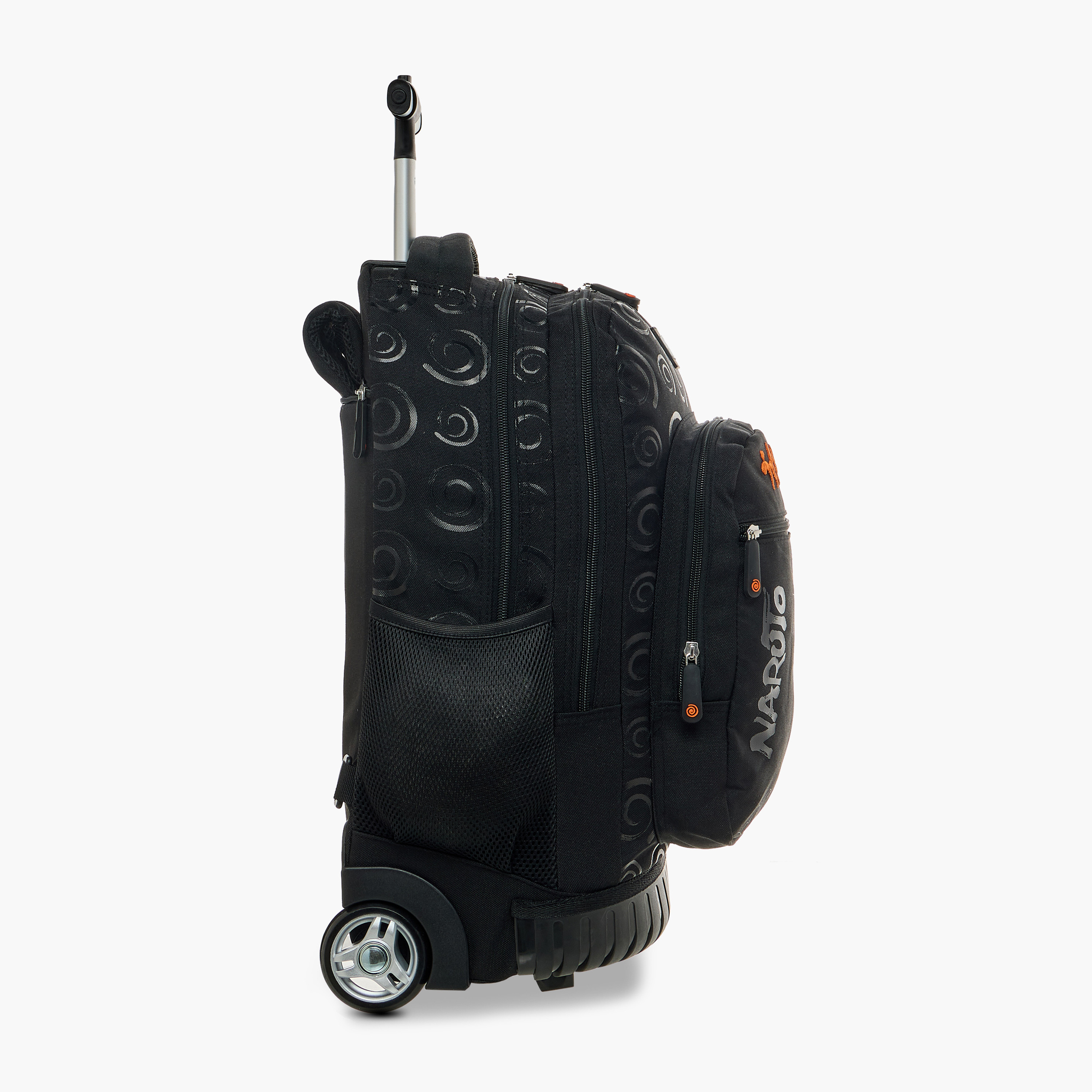 TV Tokyo Naruto Print Trolley Backpack with Retractable Handle - 18 inches-school-bagsandbackpacks-trolleybags-image-5