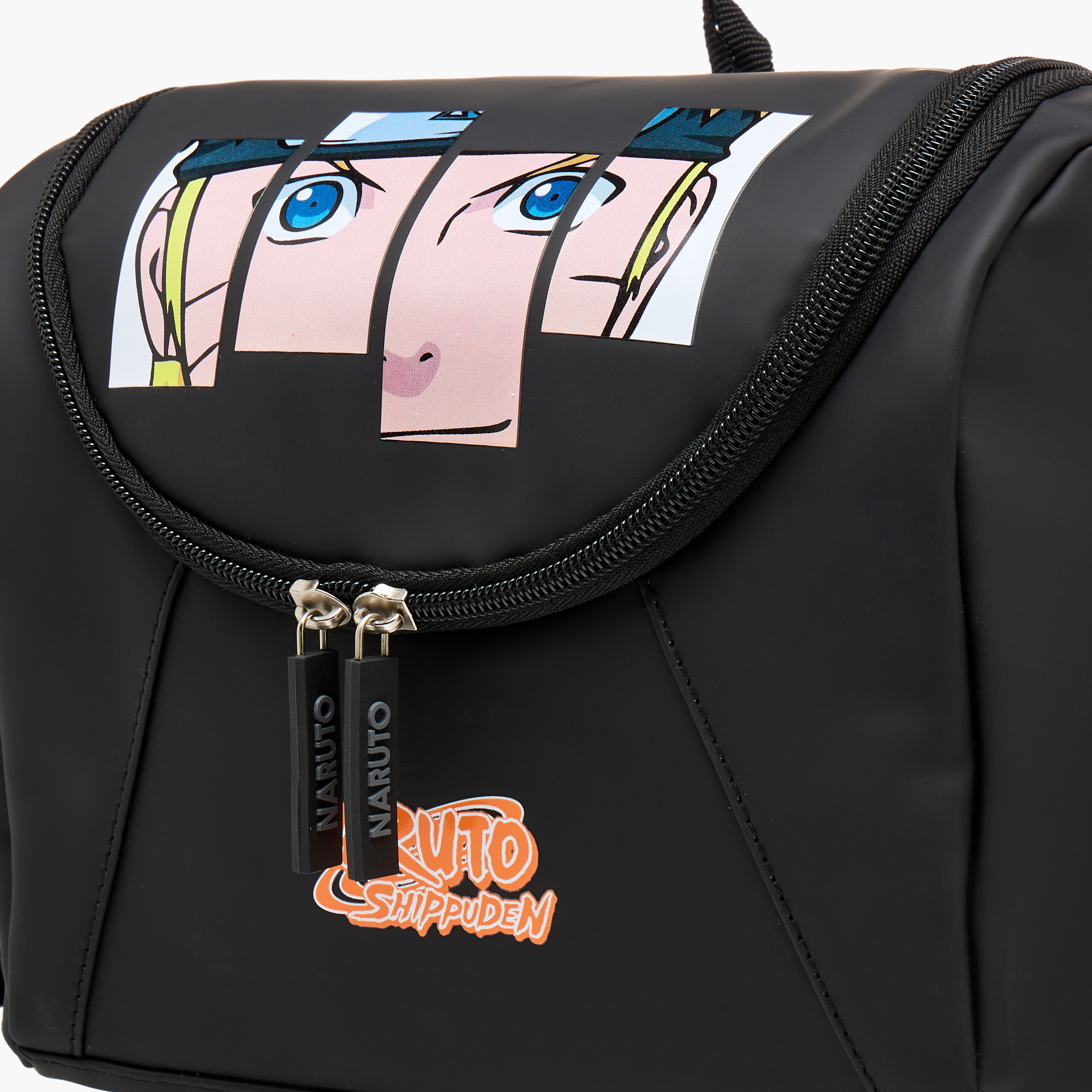 TV Tokyo Naruto Print Lunch Bag with Detachable Strap and Zip Closure-school-lunchessentials-lunchbags-image-4
