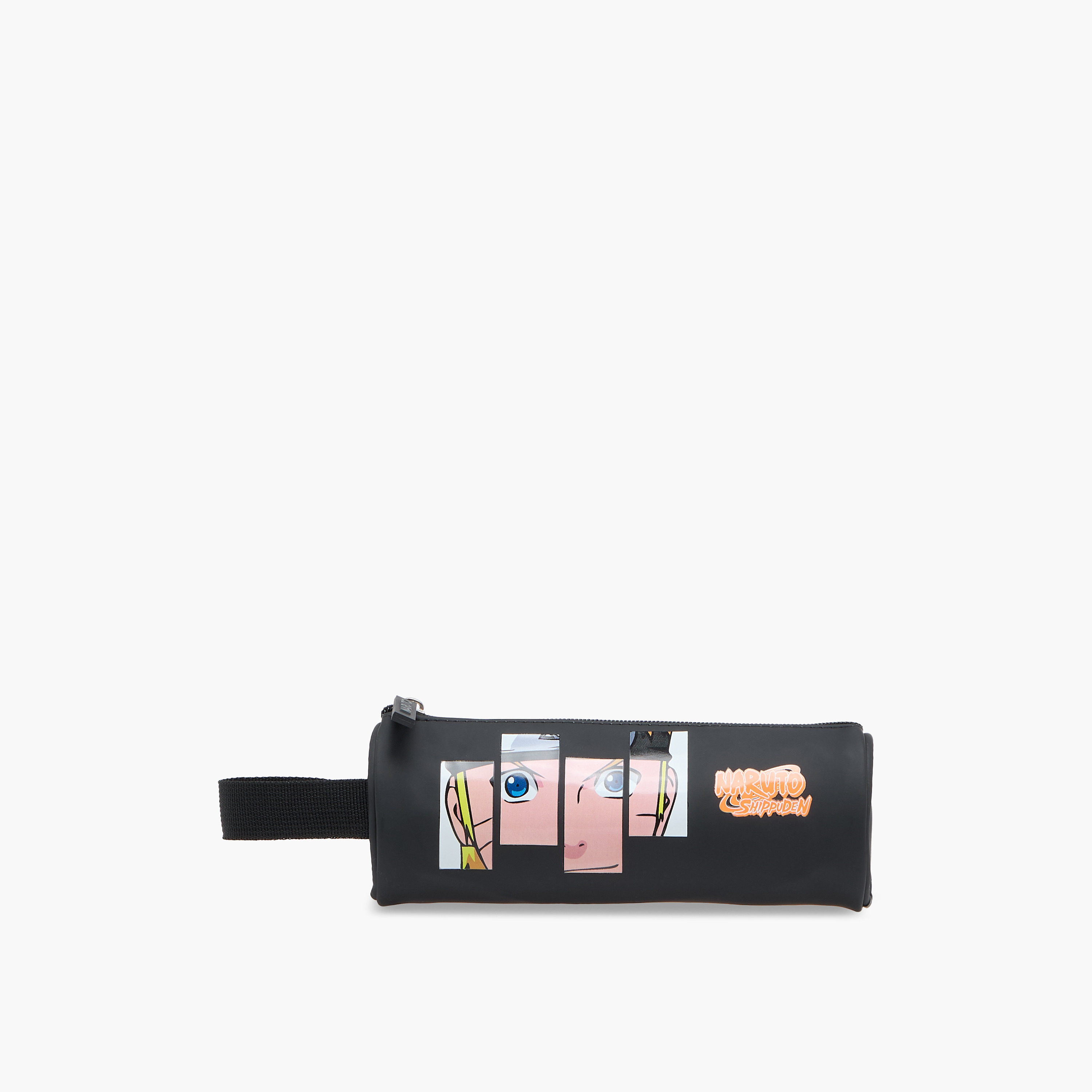 TV Tokyo Naruto Print Pencil Pouch with Zip Closure-school-stationery-pencilcases-image-1