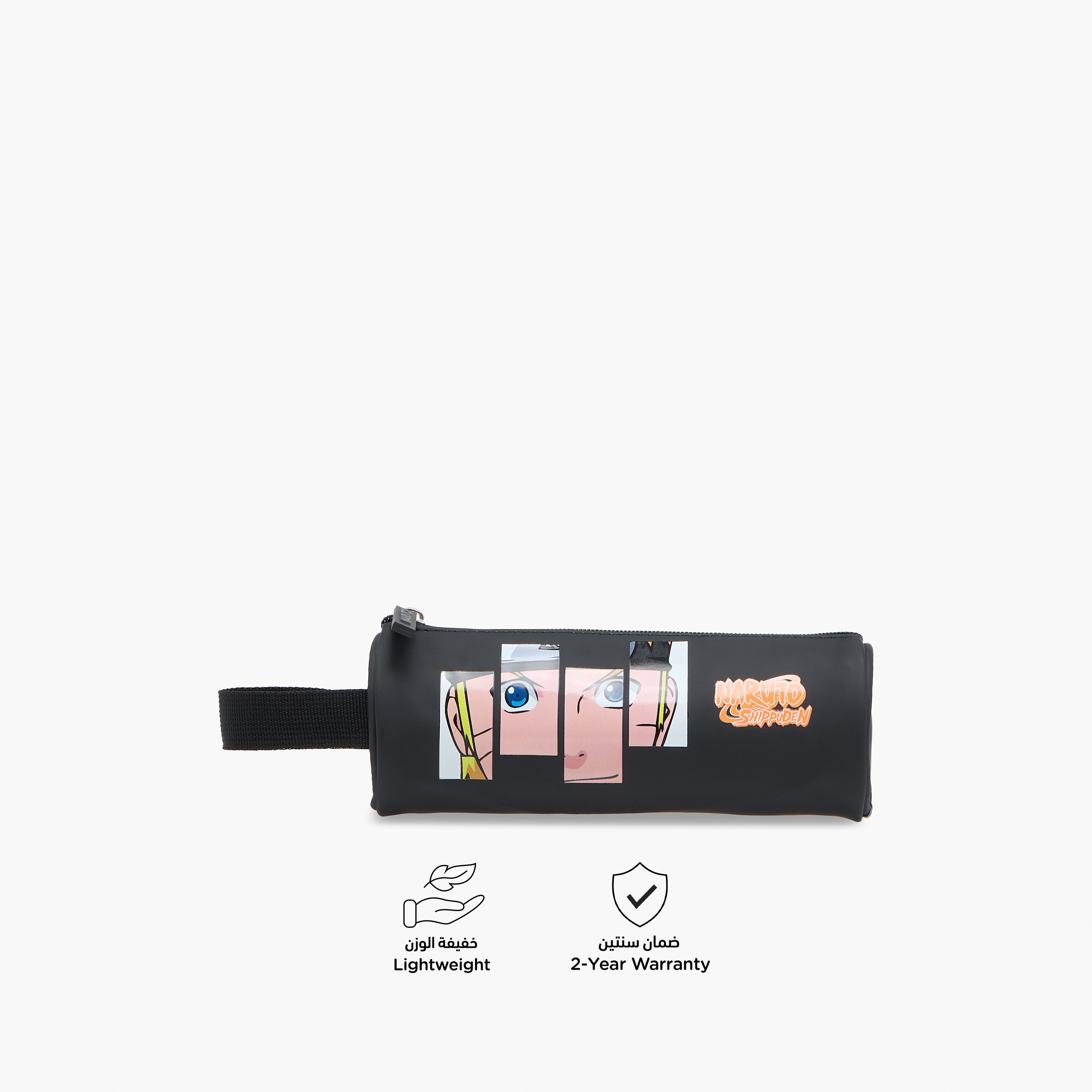 TV Tokyo Naruto Print Pencil Pouch with Zip Closure-school-stationery-pencilcases-image-4