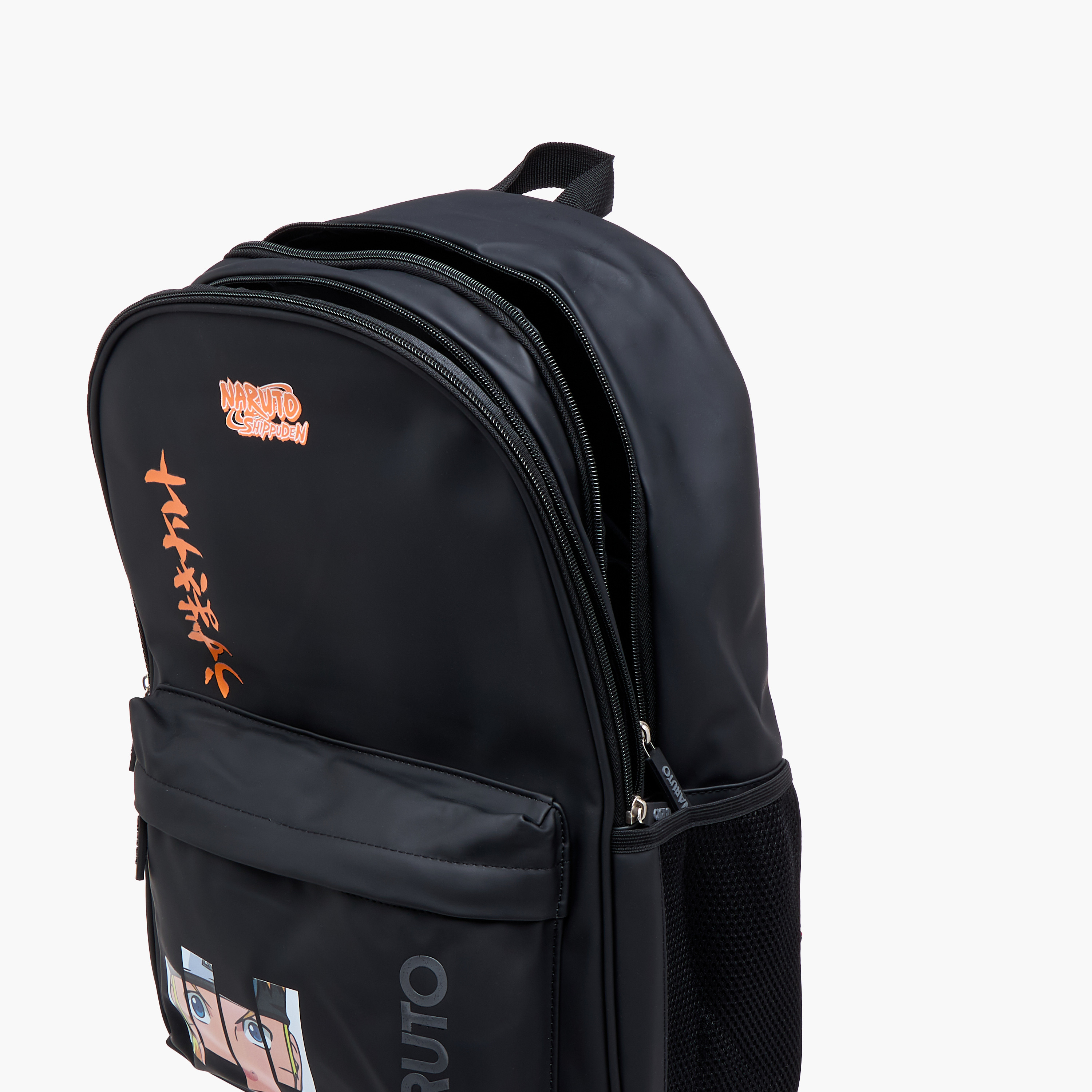 TV Tokyo Naruto Print Backpack with Adjustable Straps and Zip Closure - 18 inches-school-bagsandbackpacks-backpacks-image-9