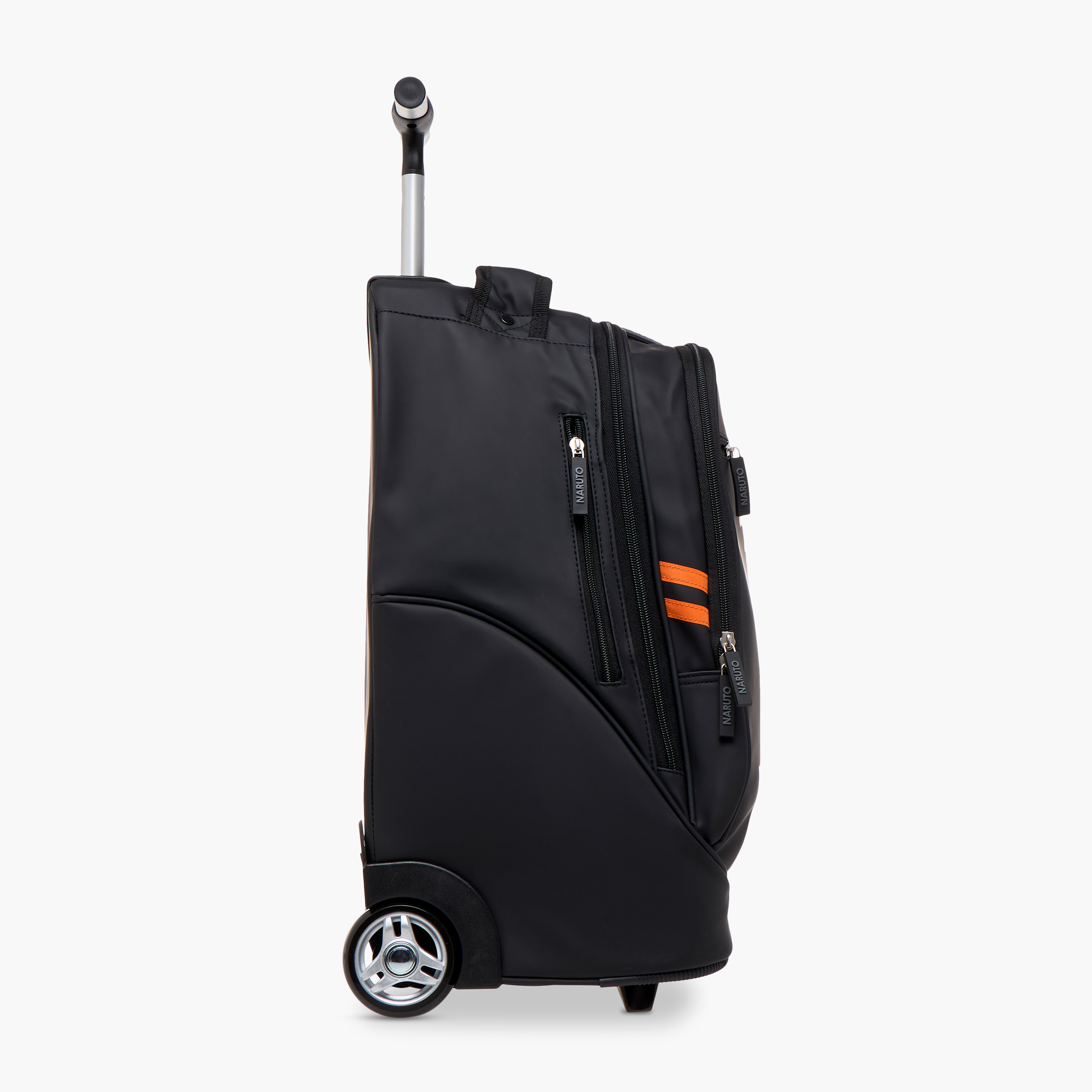TV Tokyo Naruto Print Trolley Bag with Retractable Handle - 18 inches-school-bagsandbackpacks-trolleybags-image-5