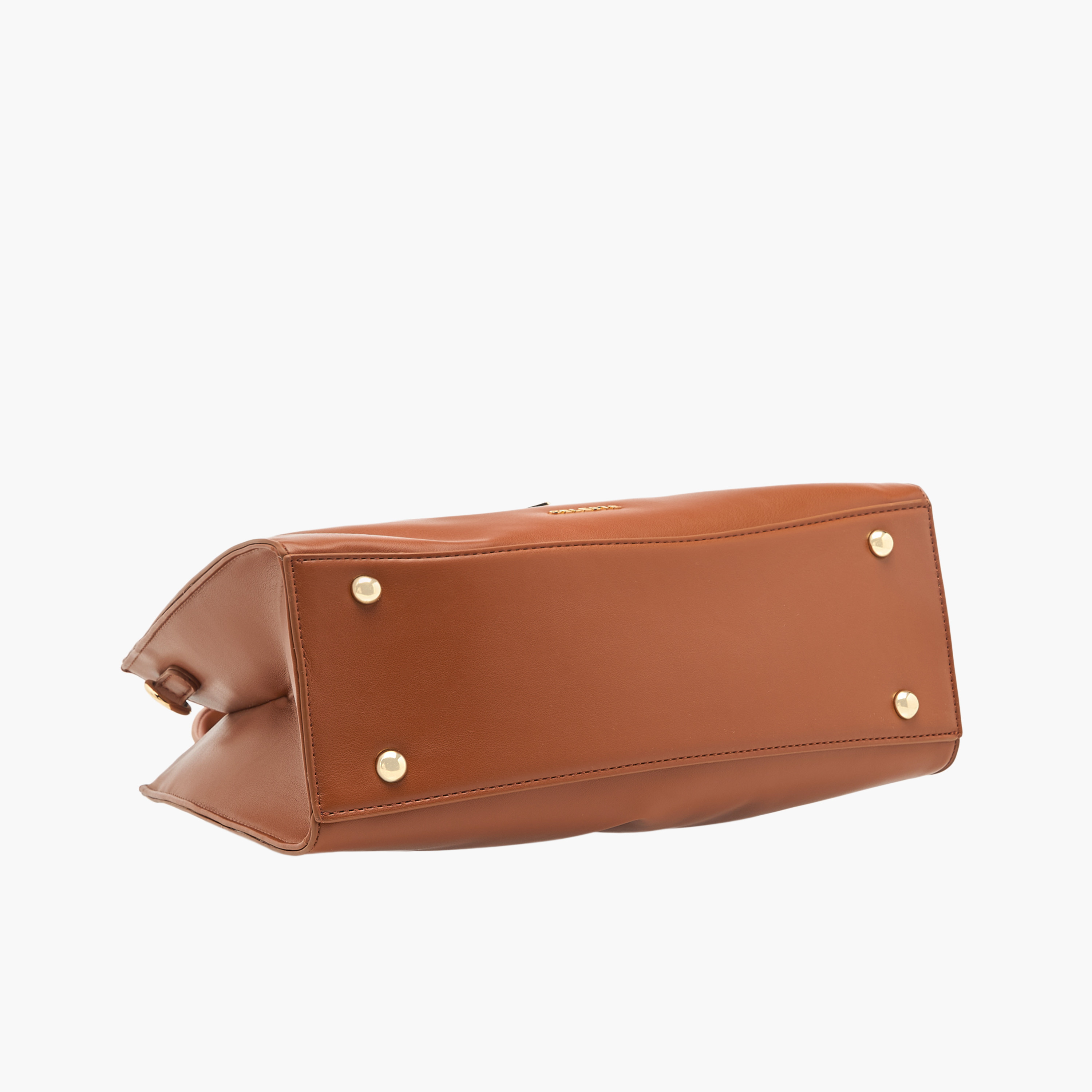 Celeste Buckle Detail Tote Bag with Adjustable Strap and Zip Closure-women-bagsandwallets-handbags-image-8