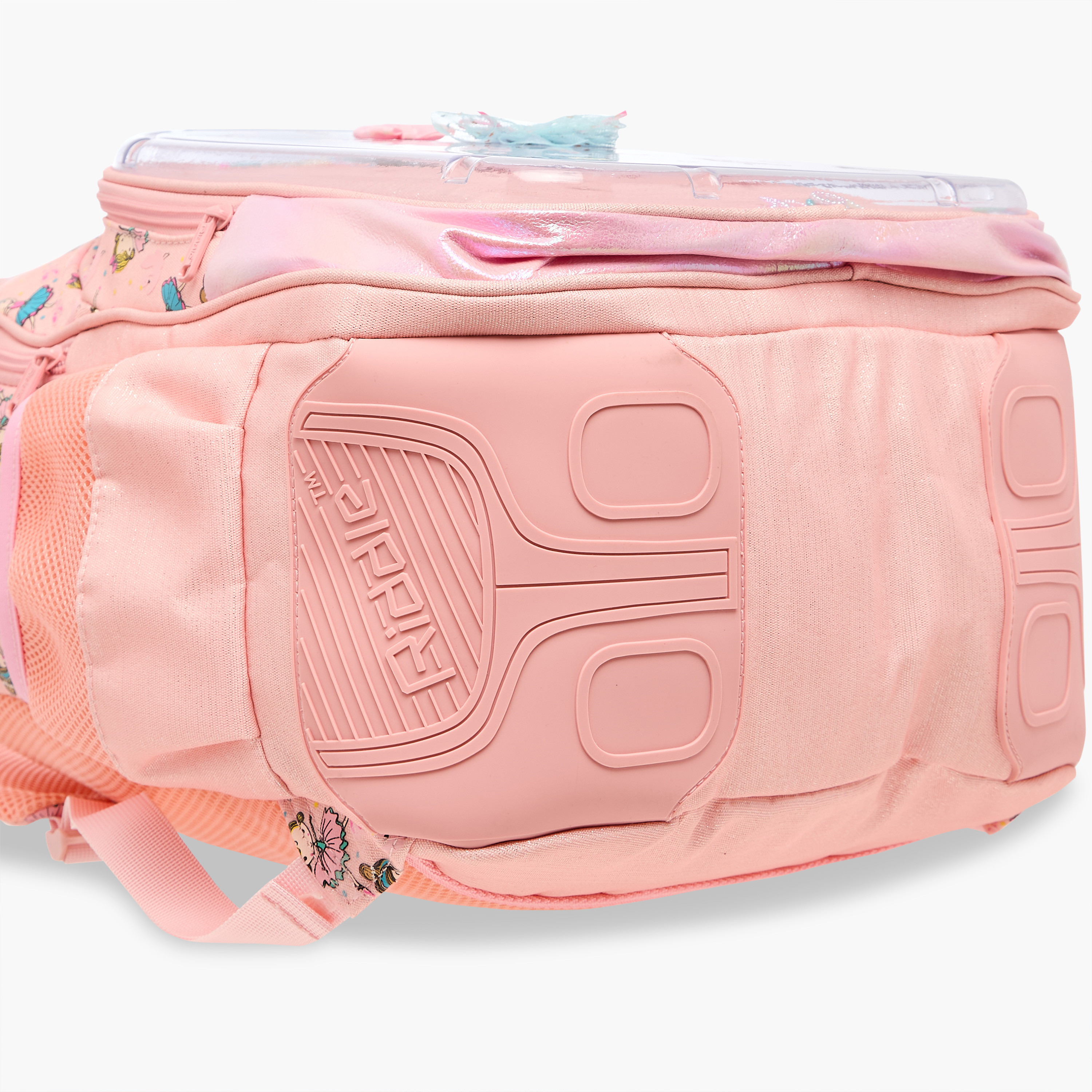 Ballerina Print Backpack with Adjustable Straps and Zip Closure - 14 inches-school-bagsandbackpacks-backpacks-image-12