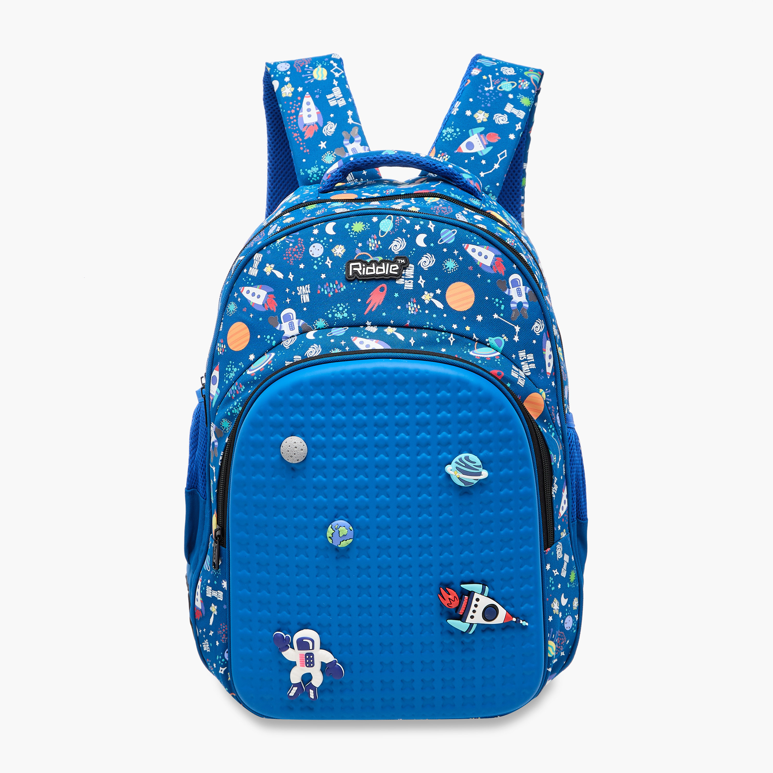 The Riddler Backpack Buy Riddle Space Charms Embellished Backpack with Adjustable Straps and ...