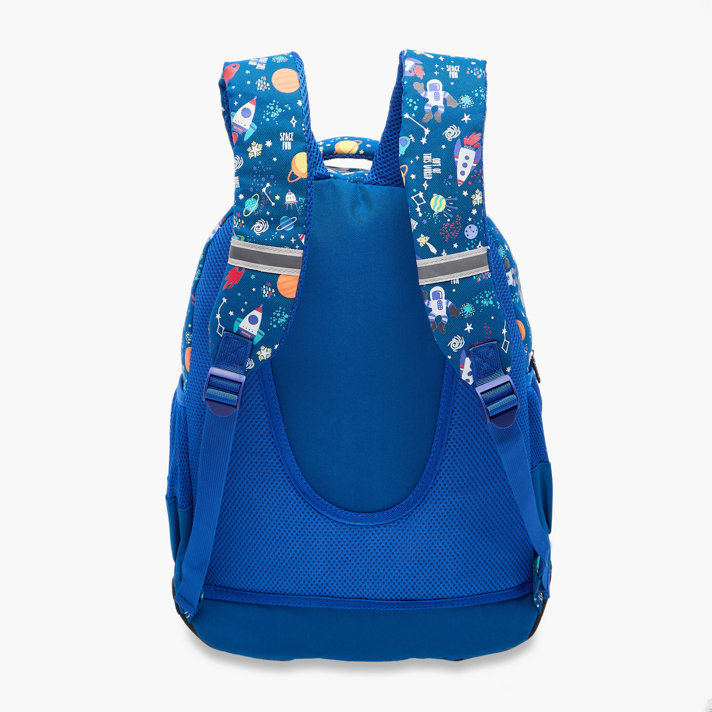 Riddle Space Charms Embellished Backpack with Adjustable Straps and Zip Closure - 14 inches-school-bagsandbackpacks-backpacks-image-7