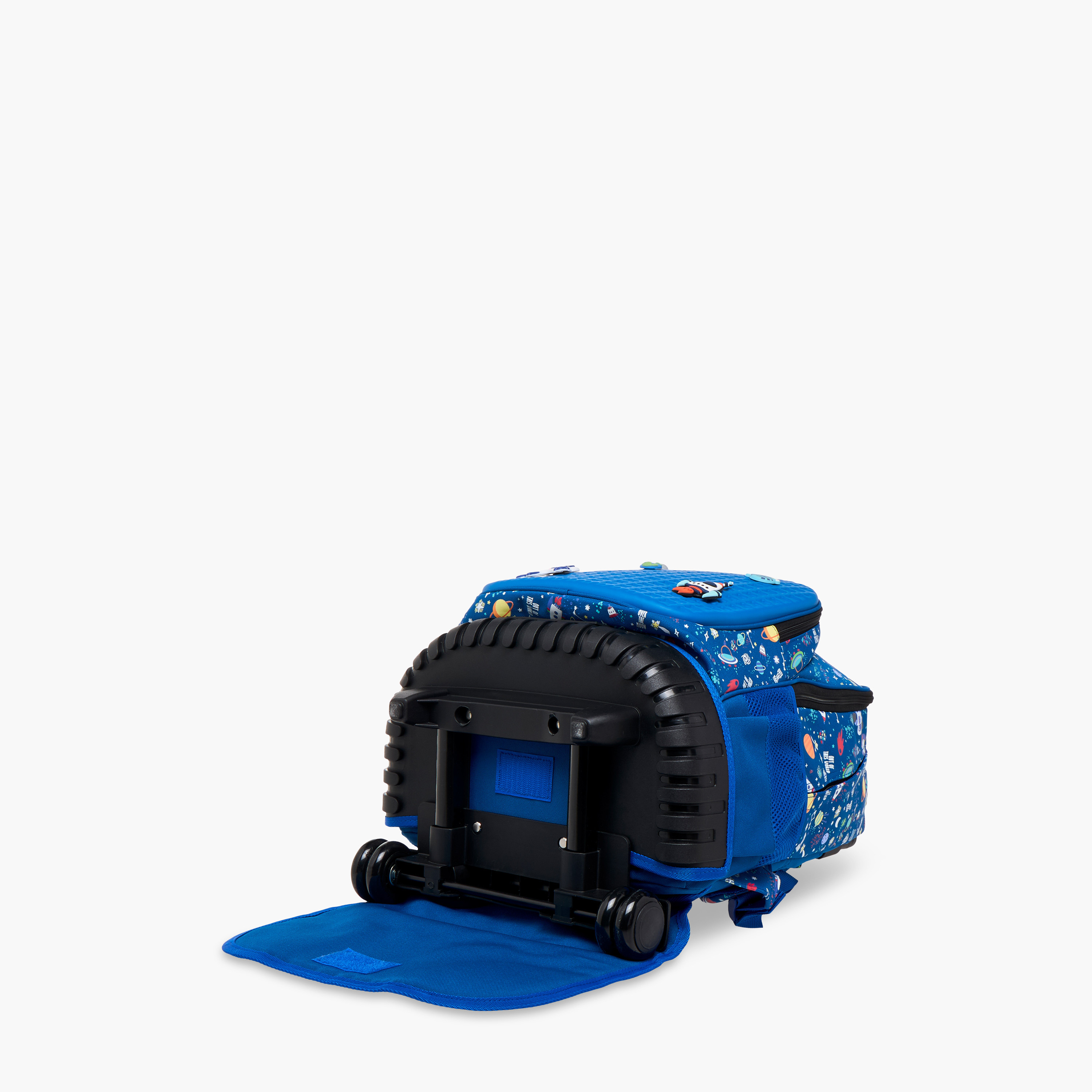 Space Charms Embellished Trolley Backpack with Retractable Handle - 17 inches-school-bagsandbackpacks-trolleybags-image-13