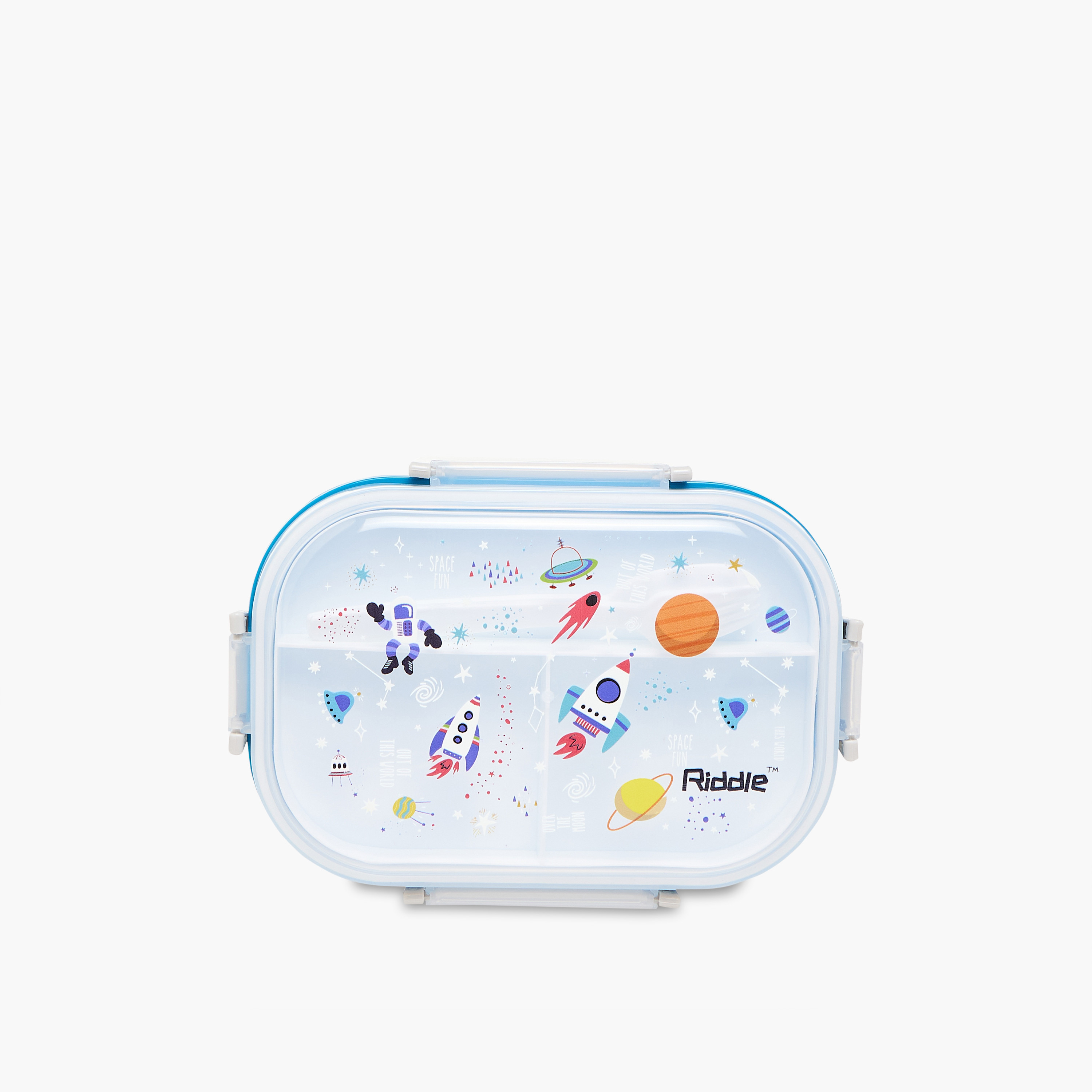 Riddle Dancing Girl Print Lunch Box with Clip Lock Closure-school-lunchessentials-lunchboxes-image-3