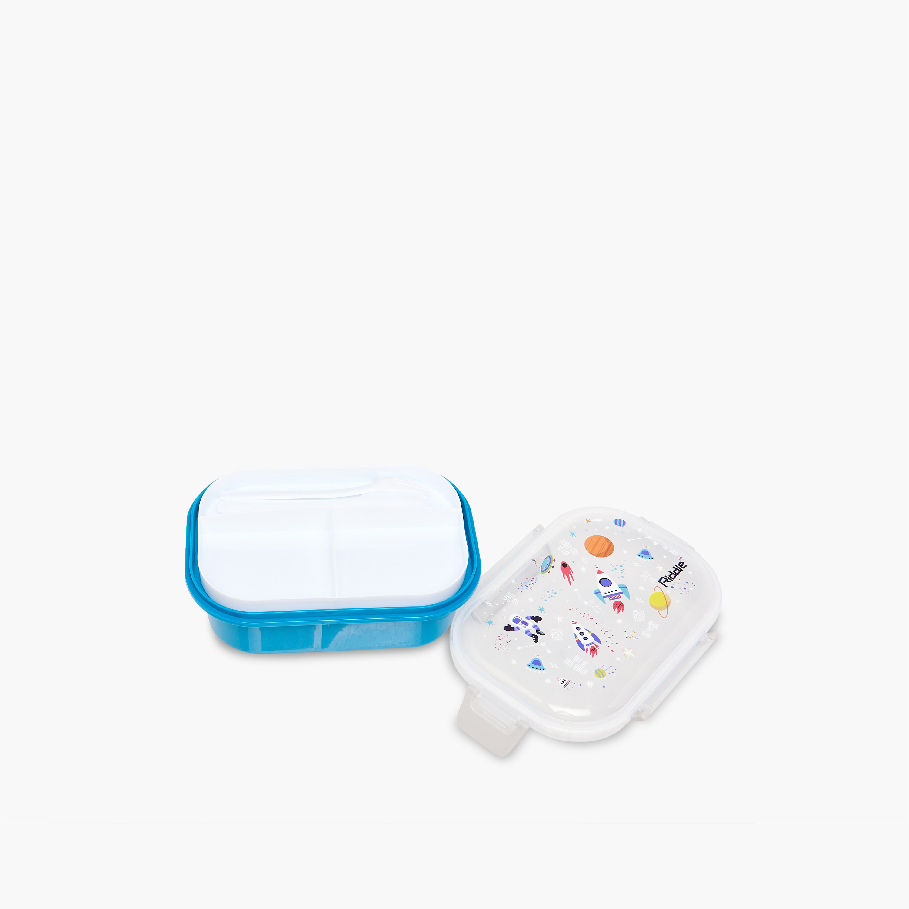 Riddle Dancing Girl Print Lunch Box with Clip Lock Closure-school-lunchessentials-lunchboxes-image-6