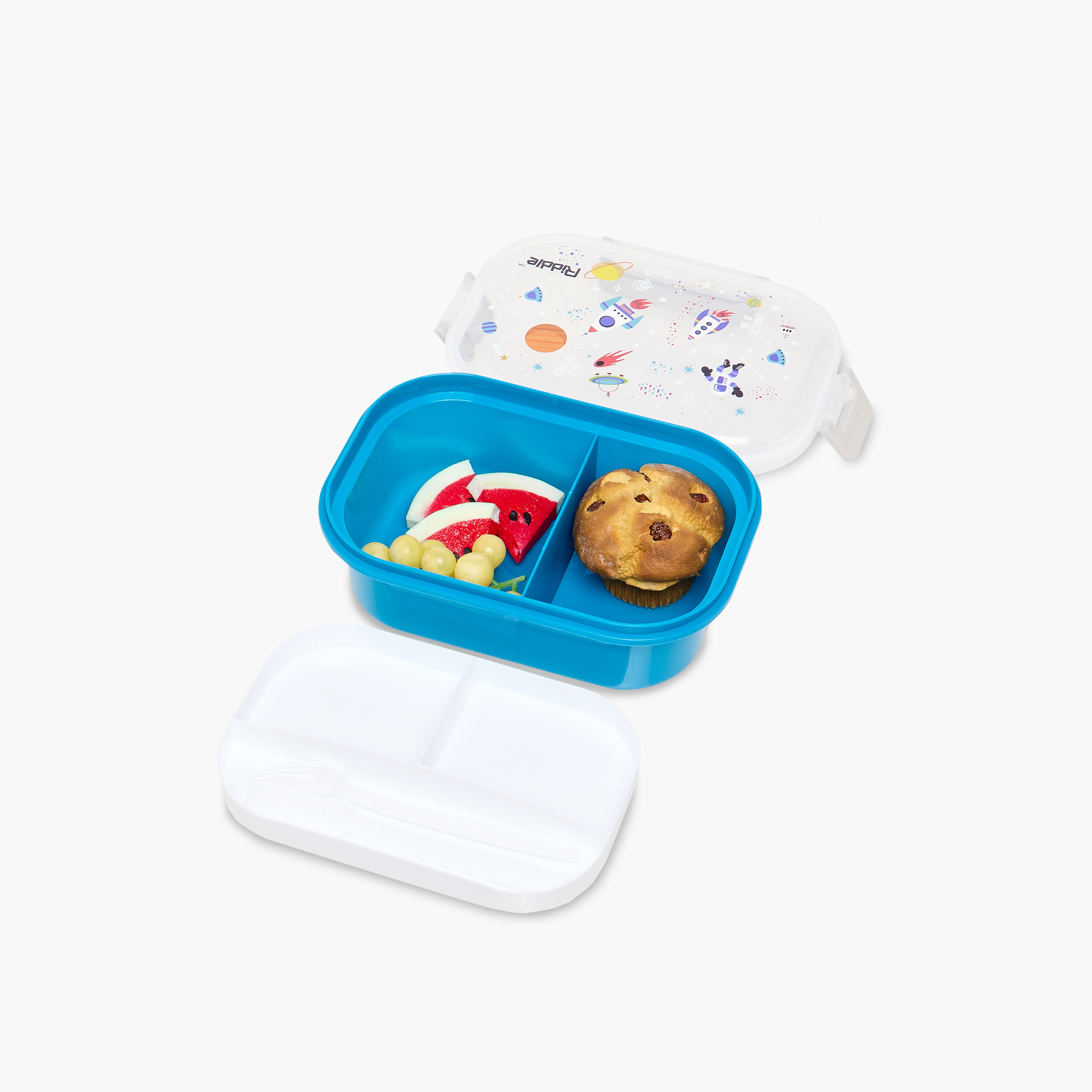 Riddle Dancing Girl Print Lunch Box with Clip Lock Closure-school-lunchessentials-lunchboxes-image-7
