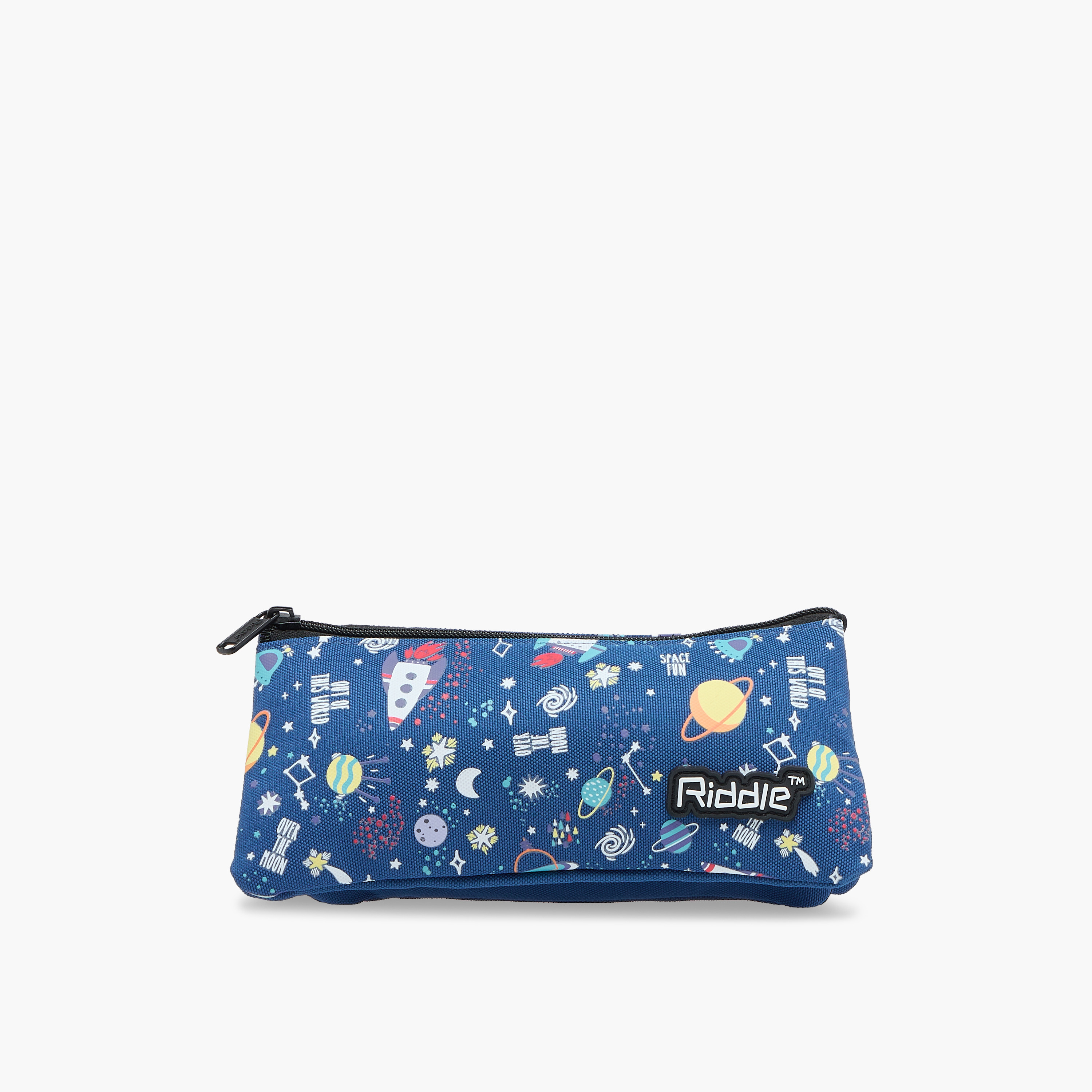 Space Print Pencil Pouch with Zip Closure-school-stationery-pencilcases-image-1