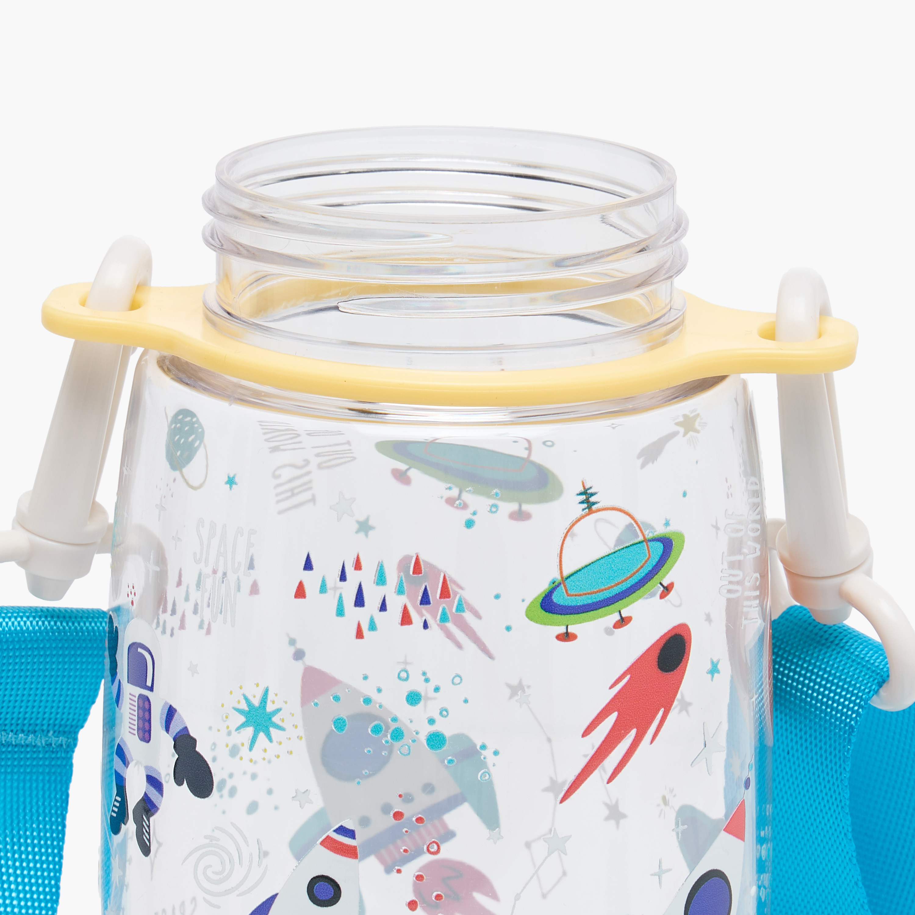 Space Print Water Bottle with Strap - 650 ml-school-waterbottles-image-8