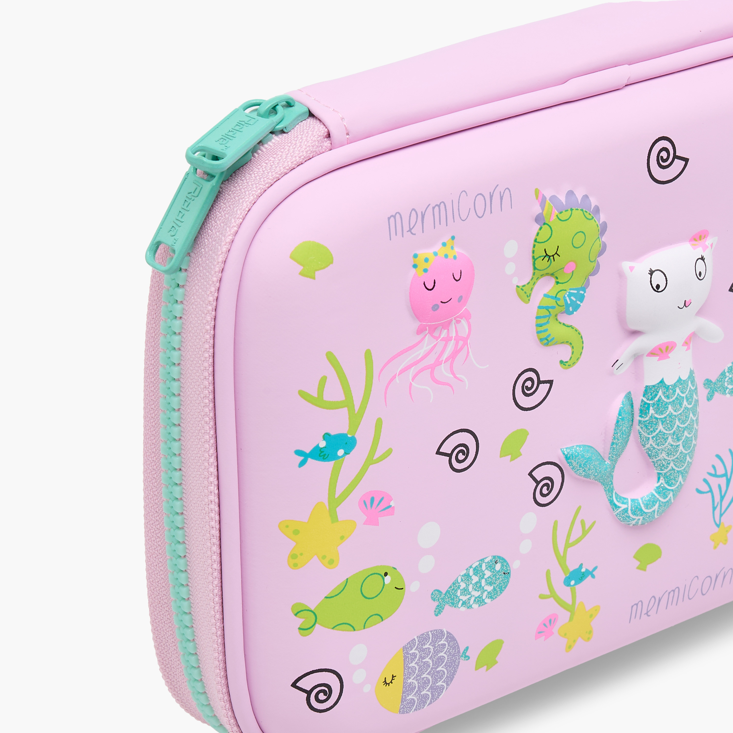 Undersea Print Pencil Pouch with Zip Closure-school-stationery-pencilcases-image-6