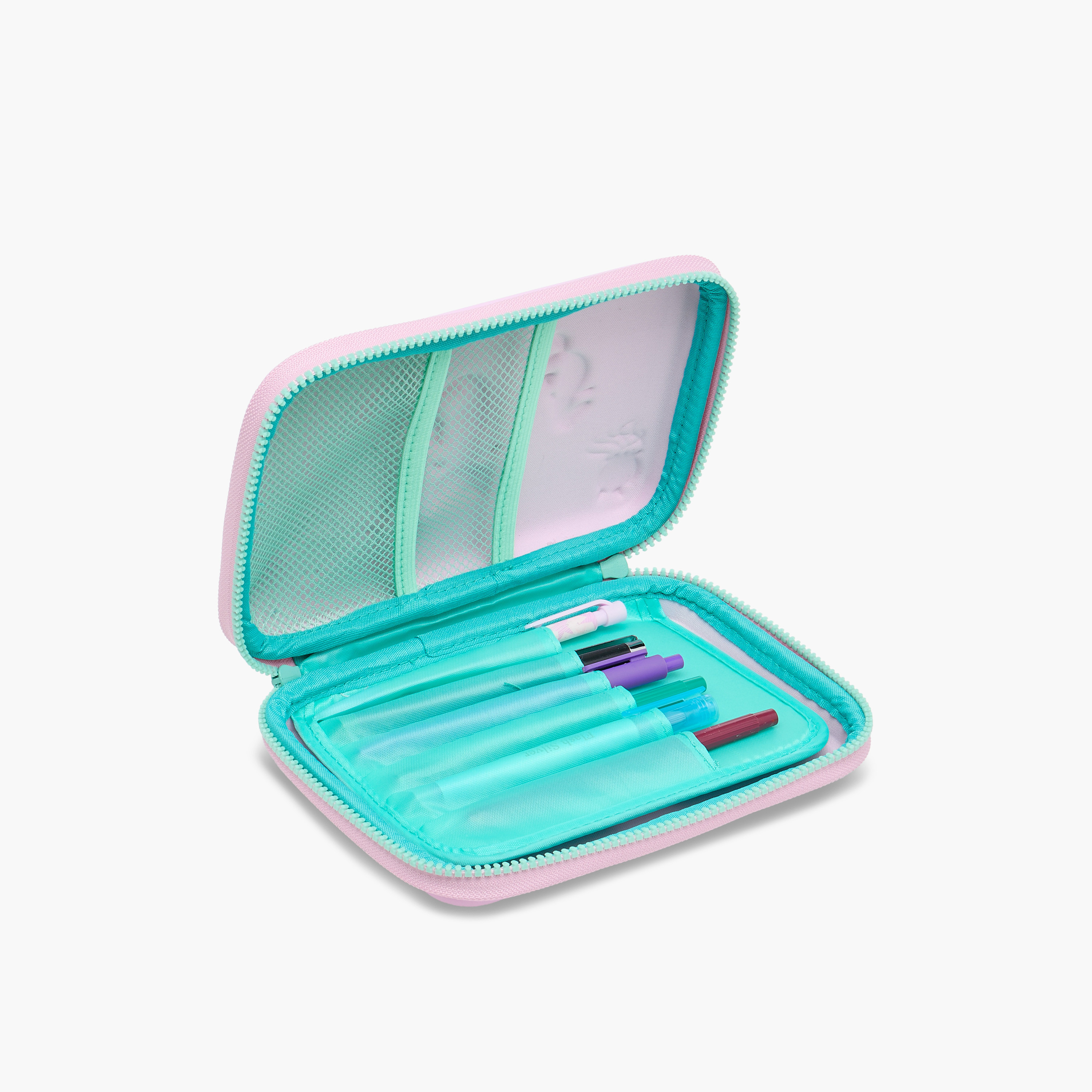 Undersea Print Pencil Pouch with Zip Closure-school-stationery-pencilcases-image-7