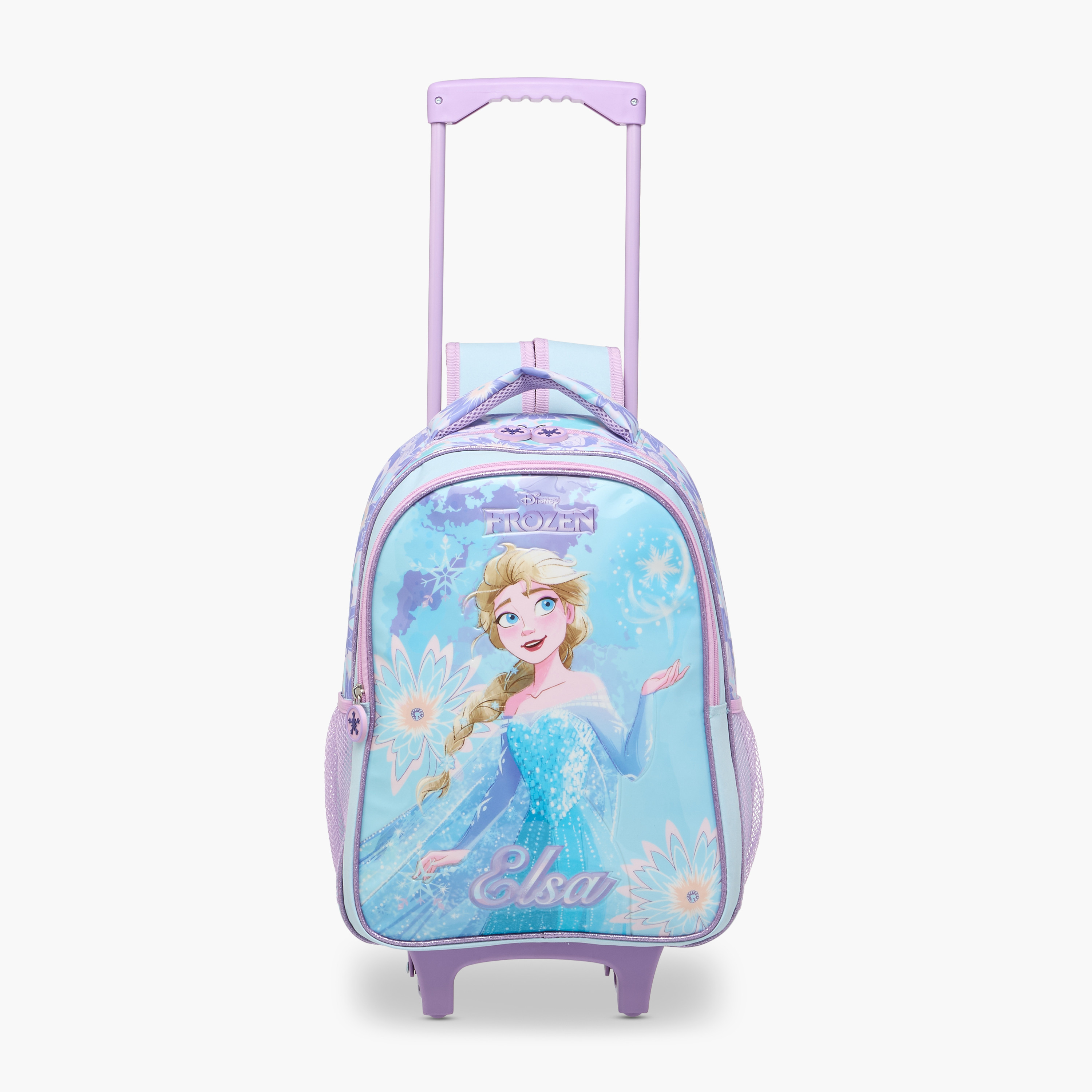 Disney Frozen 3-Piece School Trolley Bag Set for Girls 5-8 Years with Lunch Bag and Pencil Pouch -school-bagsandbackpacks-trolleybags-image-10