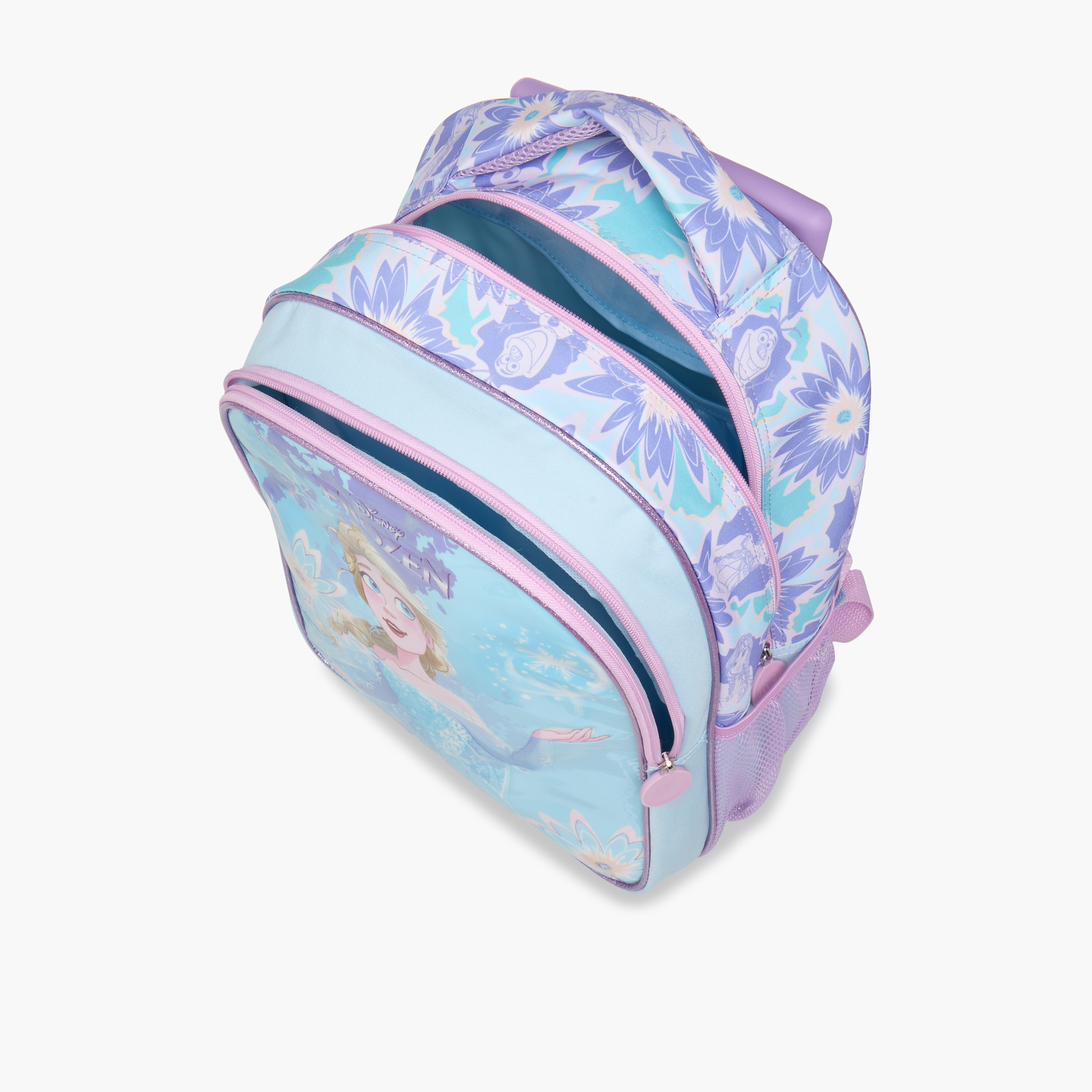 Disney Frozen 3-Piece School Trolley Bag Set for Girls 5-8 Years with Lunch Bag and Pencil Pouch -school-bagsandbackpacks-trolleybags-image-11